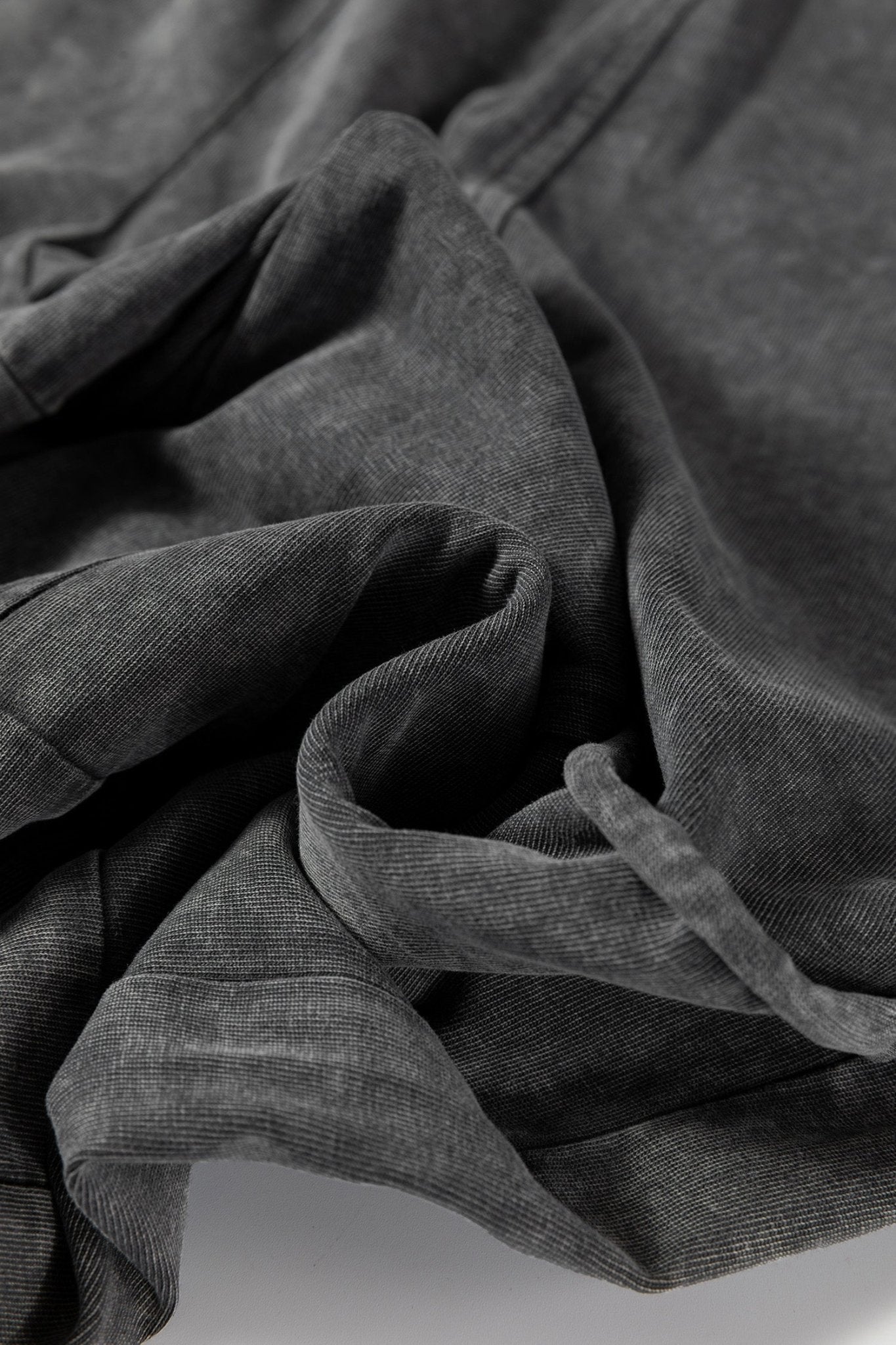 Mineral Wash High Waist Raw Hem Pants - Rooted & Reckless Co.