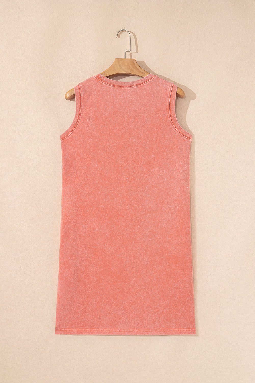 Mineral Wash Pocketed Tank Mini Dress - Rooted & Reckless Co.
