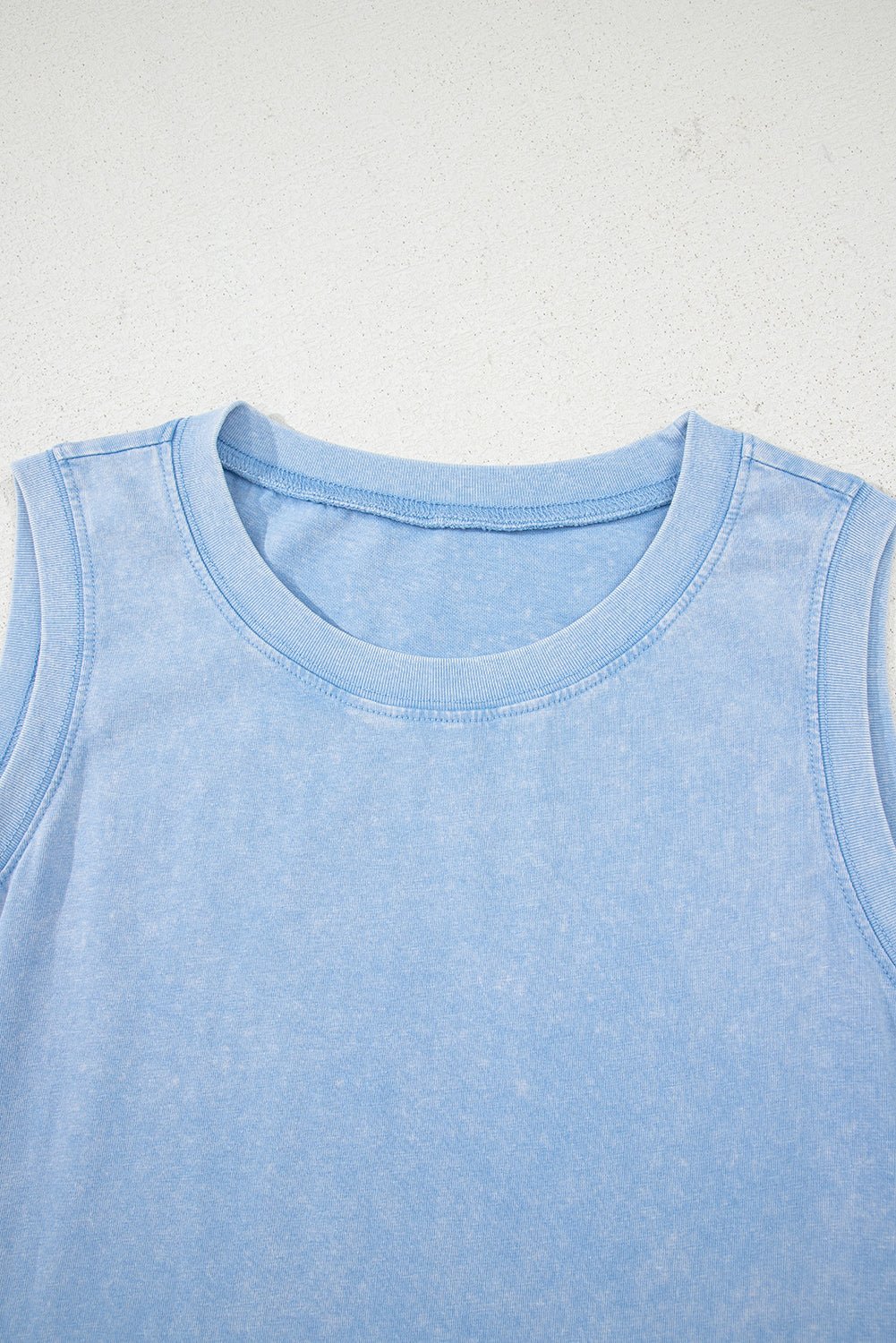 Mineral Wash Pocketed Tank Mini Dress - Rooted & Reckless Co.