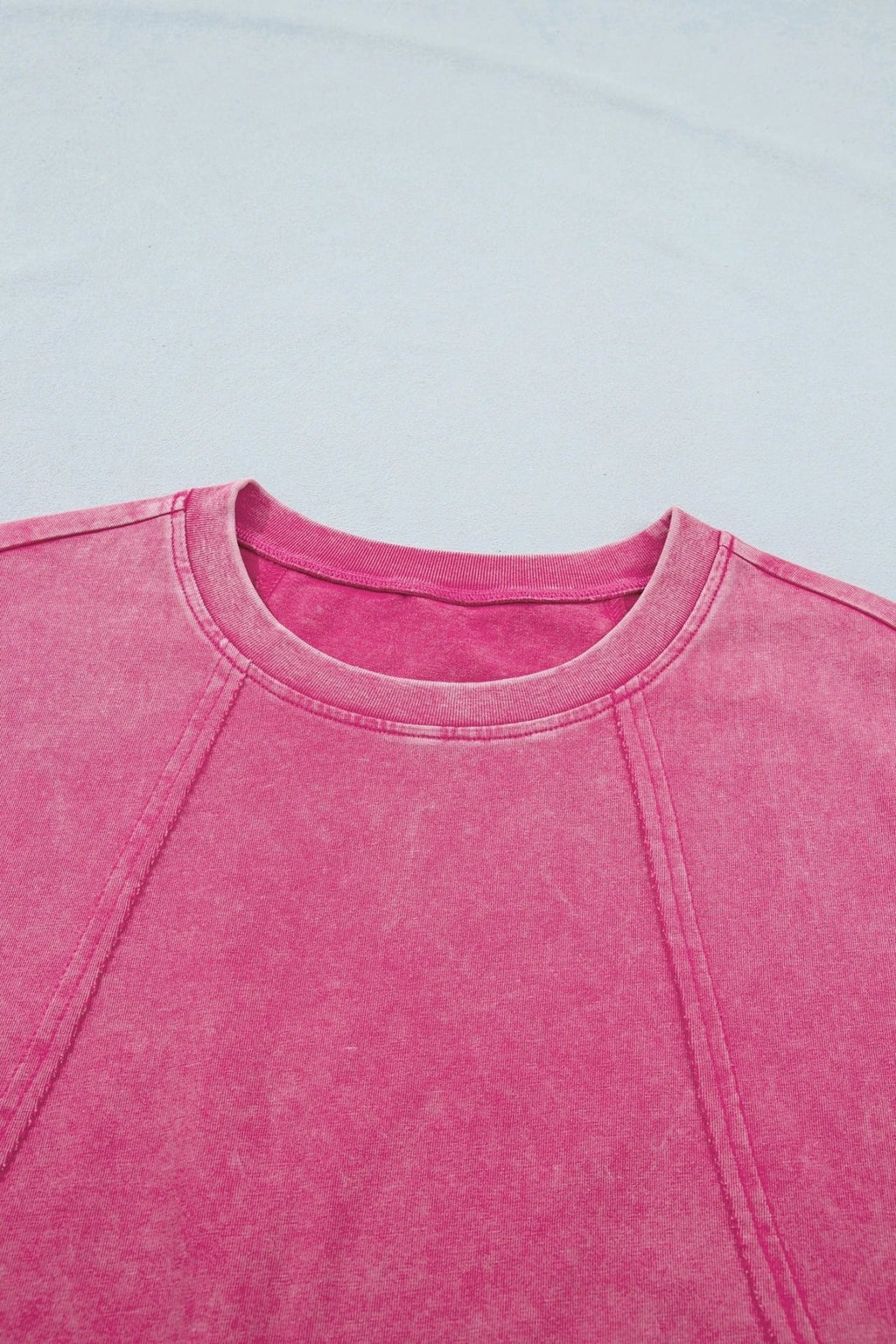 Mineral Wash Raw Seam Lace Cap Sleeve Top - Rooted & Reckless Co.