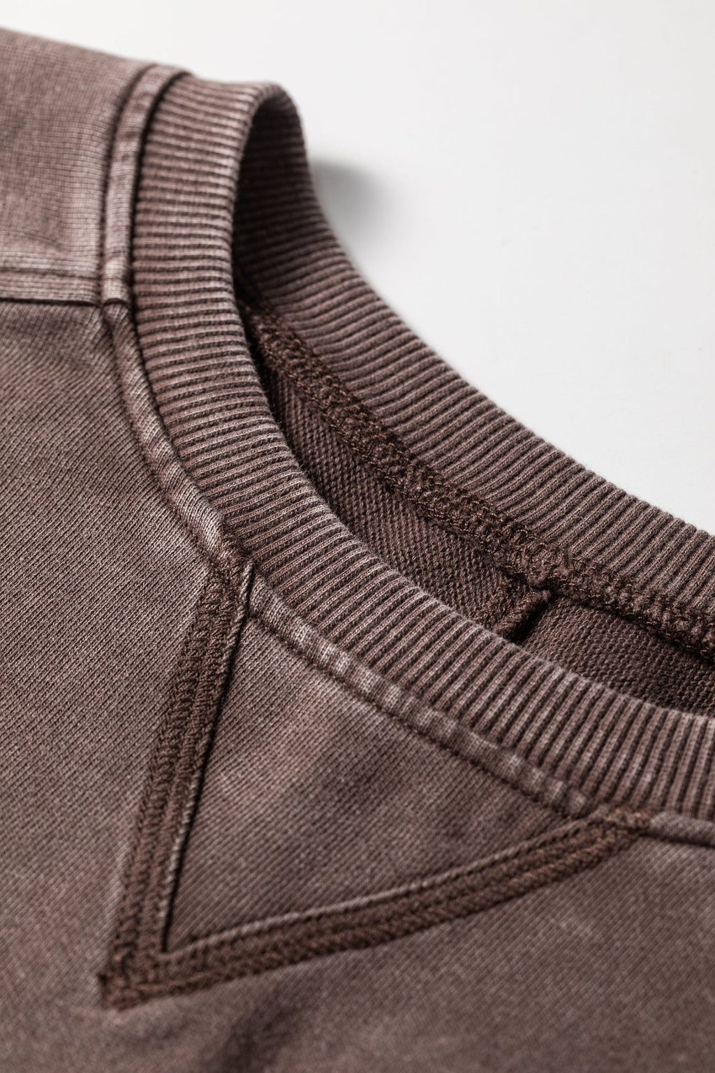 Mineral Wash Reverse Seam 3/4 Sleeve Top - Rooted & Reckless Co.