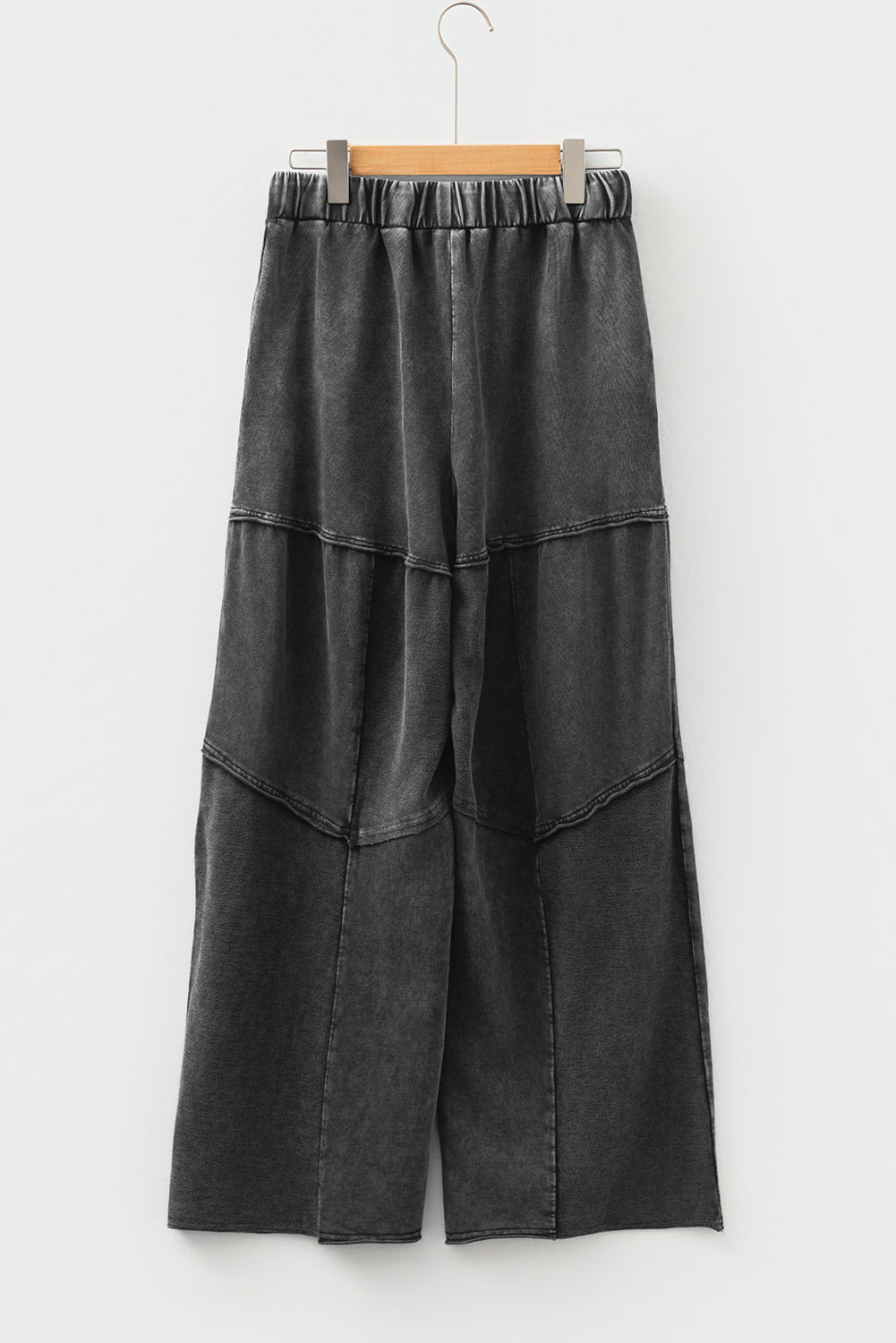 Mineral Wash Tiered Drawstring Wide Leg Pants - Rooted & Reckless Co.