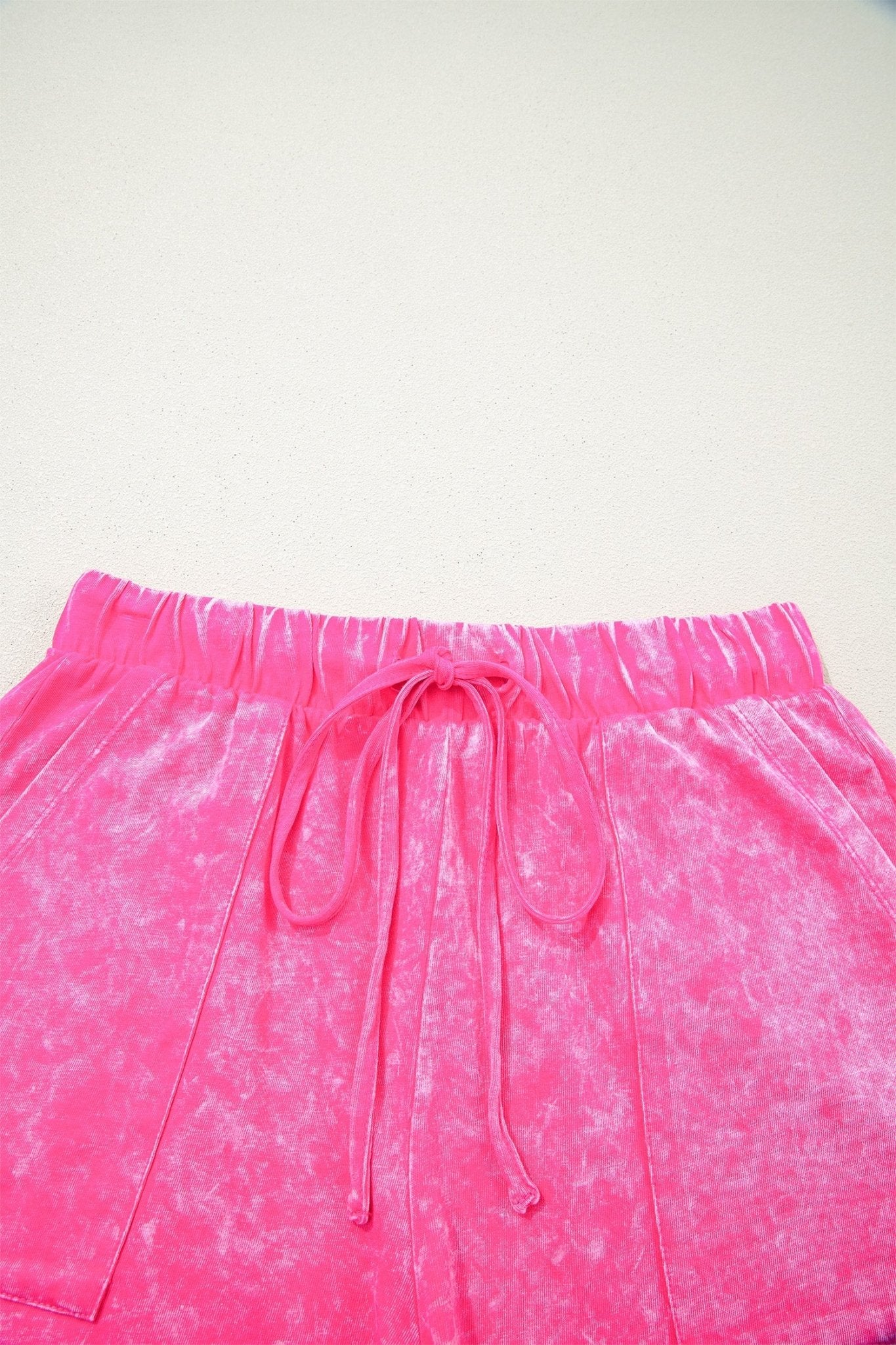 Mineral Wash Top & Drawstring Shorts Set - Rooted & Reckless Co.