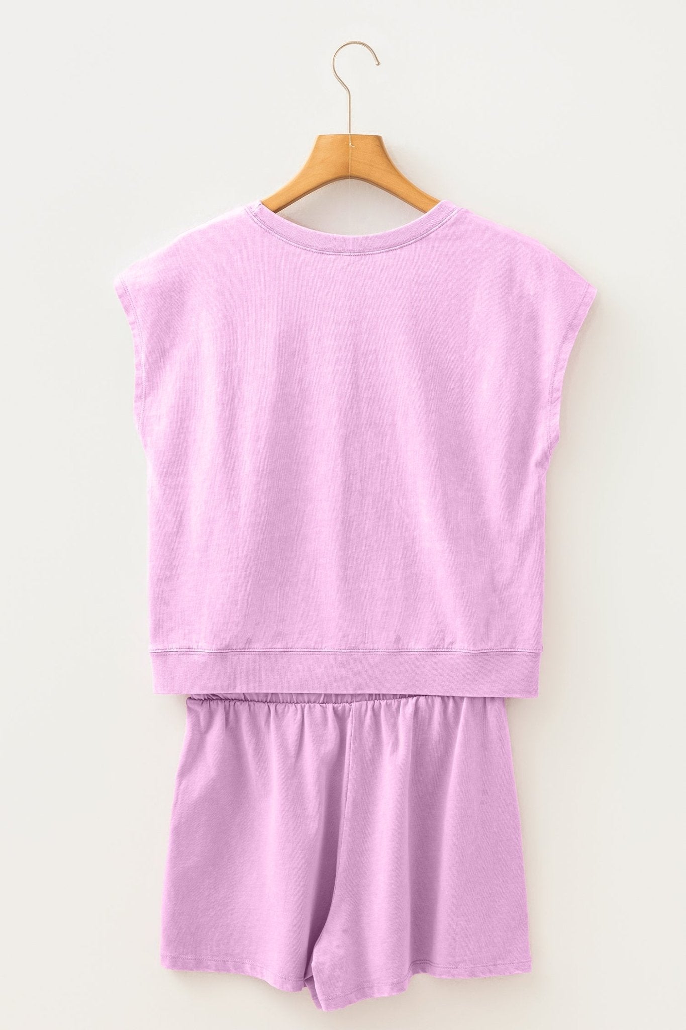 Mineral Wash Top & Drawstring Shorts Set - Rooted & Reckless Co.
