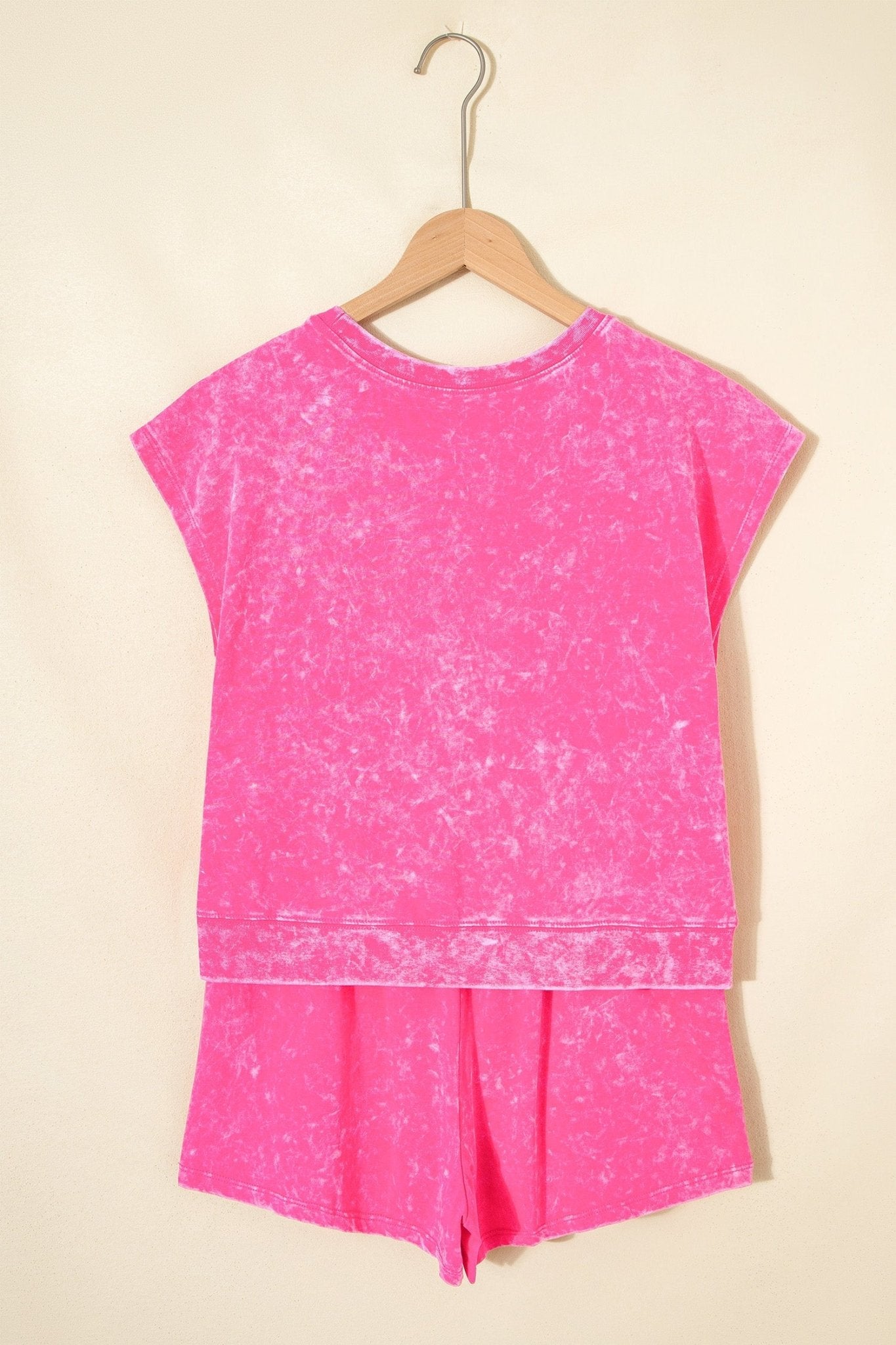 Mineral Wash Top & Drawstring Shorts Set - Rooted & Reckless Co.