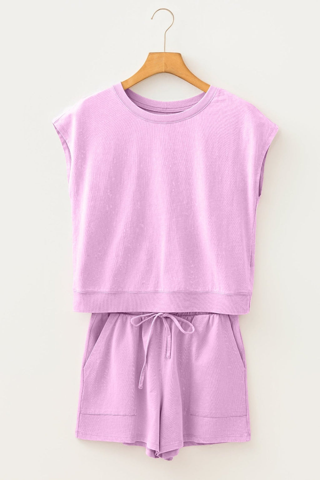 Mineral Wash Top & Drawstring Shorts Set - Rooted & Reckless Co.