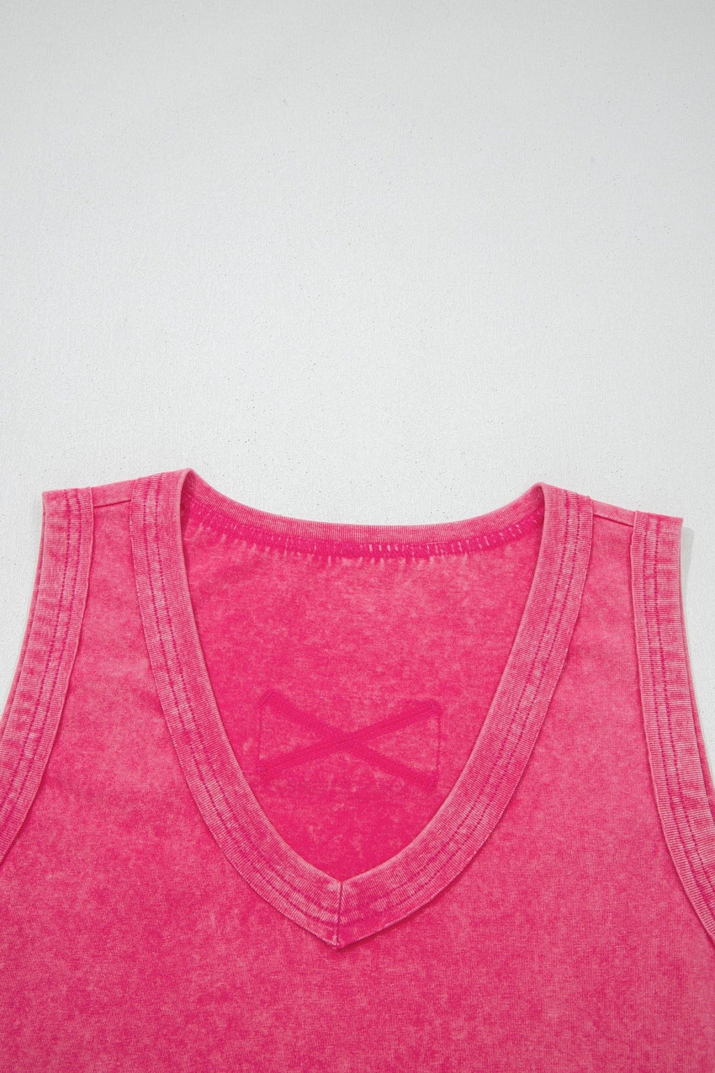 Mineral Wash V-Neck Tank Top - Rooted & Reckless Co.