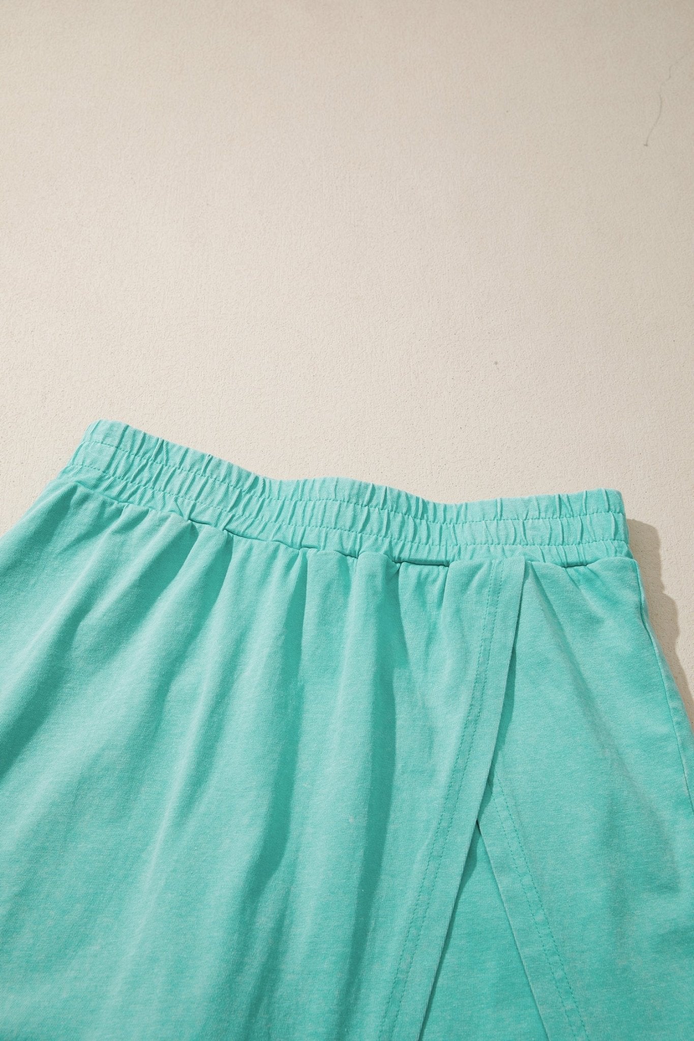 Mineral Wash V-Neck Tee & Skort Set - Rooted & Reckless Co.