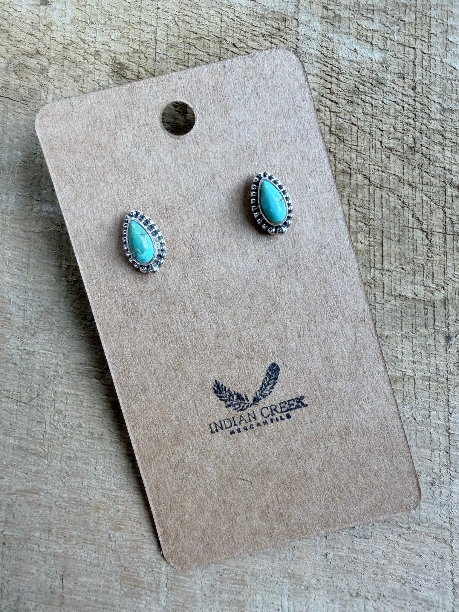 Mojave Turquoise Stud Earrings - Rooted & Reckless Co.