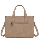 Montana West Aztec Tote Crossbody Bag — Suede-Look PU Leather with Aztec Whipstitch (Larger Size) - Rooted & Reckless Co.