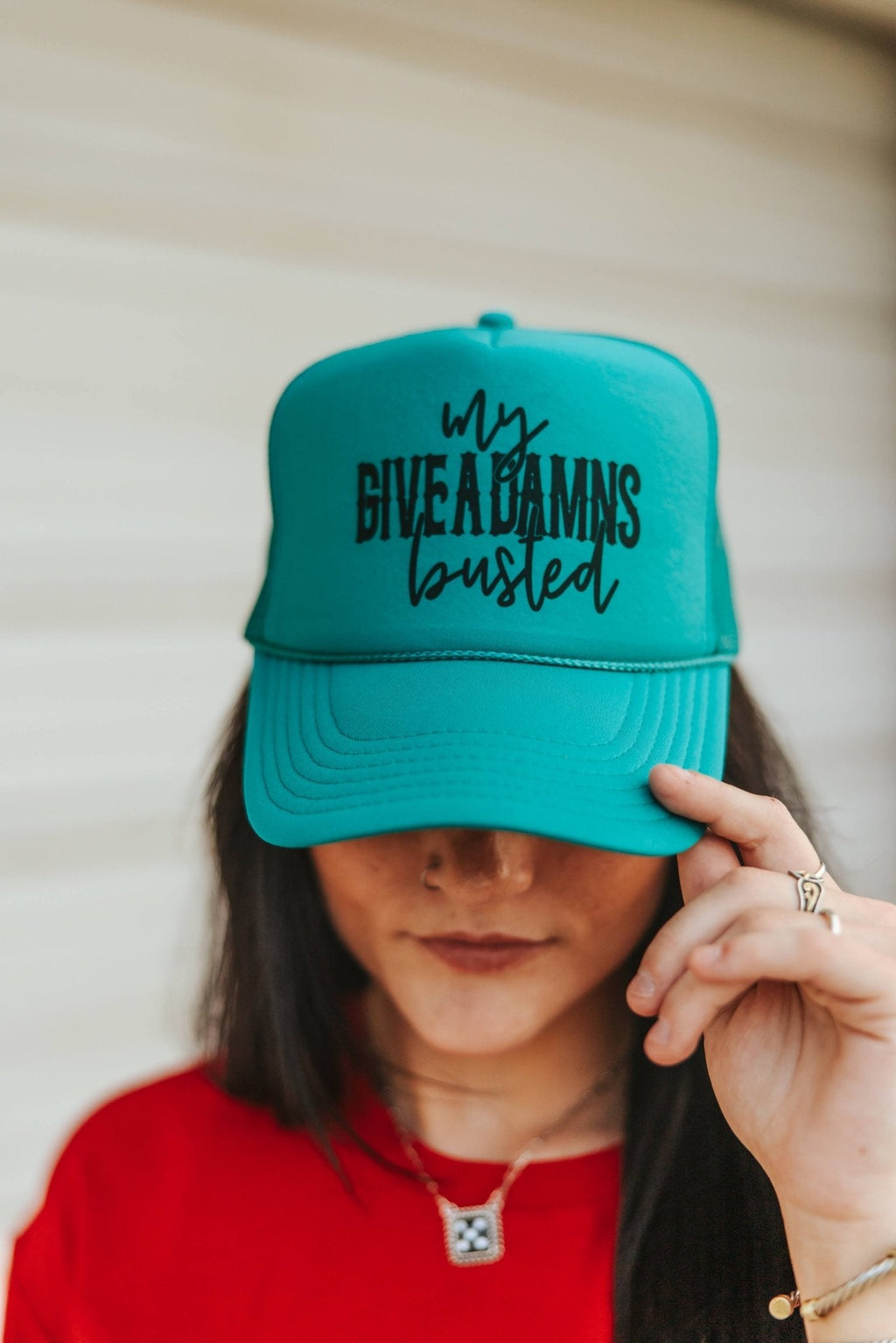 My Give A Damns Busted Trucker Hat - Rooted & Reckless Co.