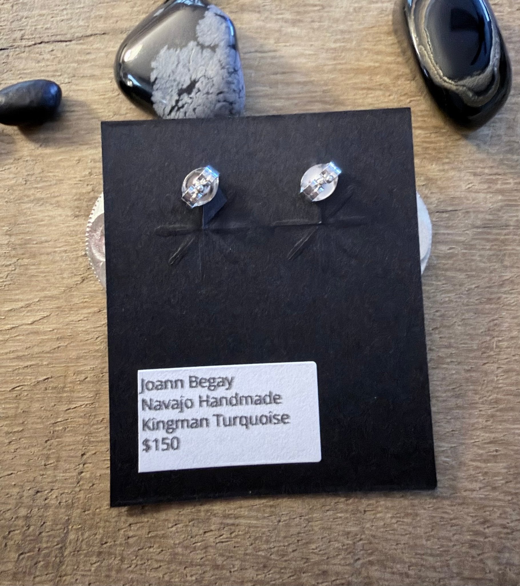 Native Made by Joann Begay Sterling Silver Concho Earrings - Rooted & Reckless Co.