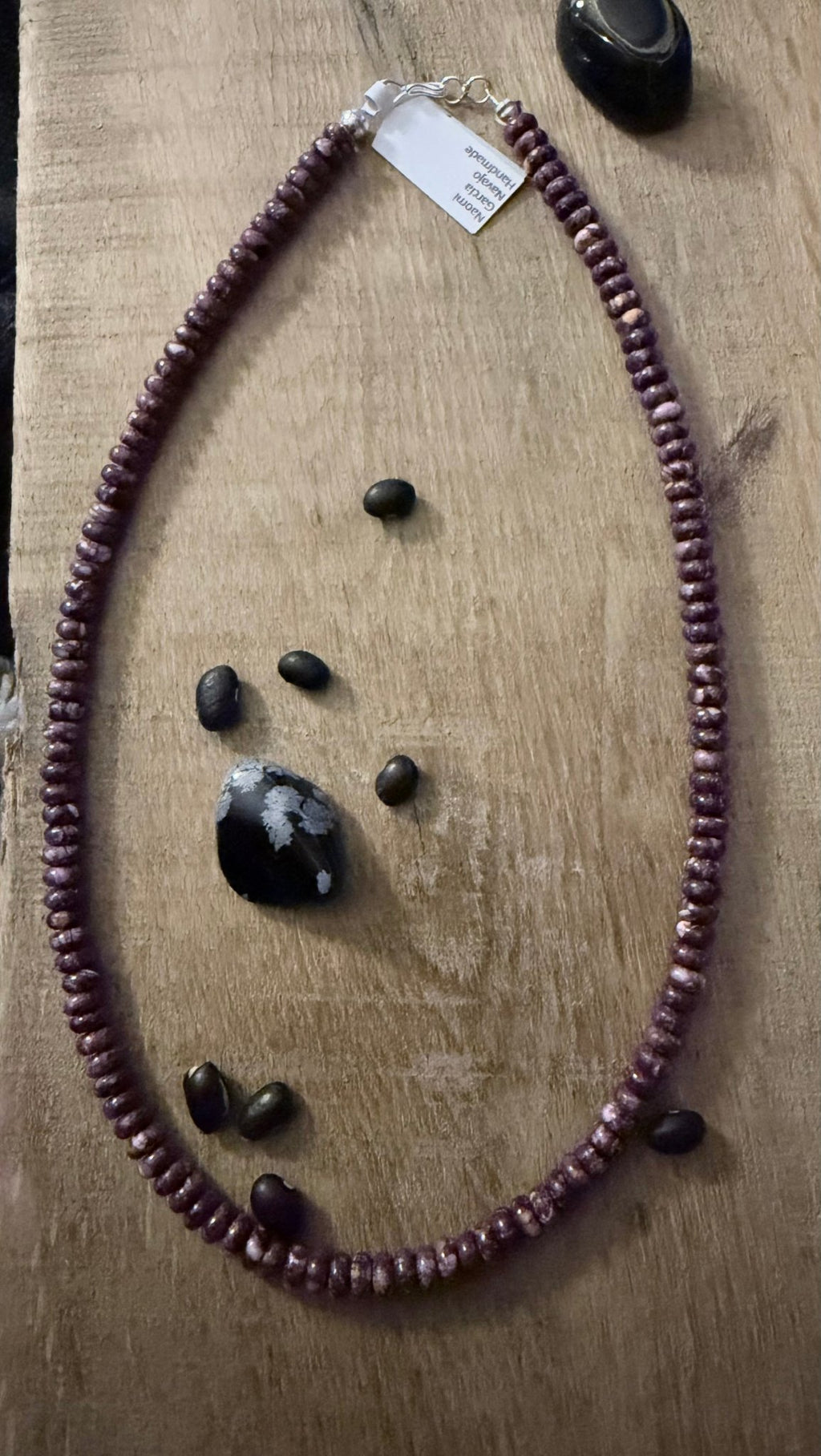 Native Made By Naomi Garcia Purple Spiny Sterling Necklace - Rooted & Reckless Co.