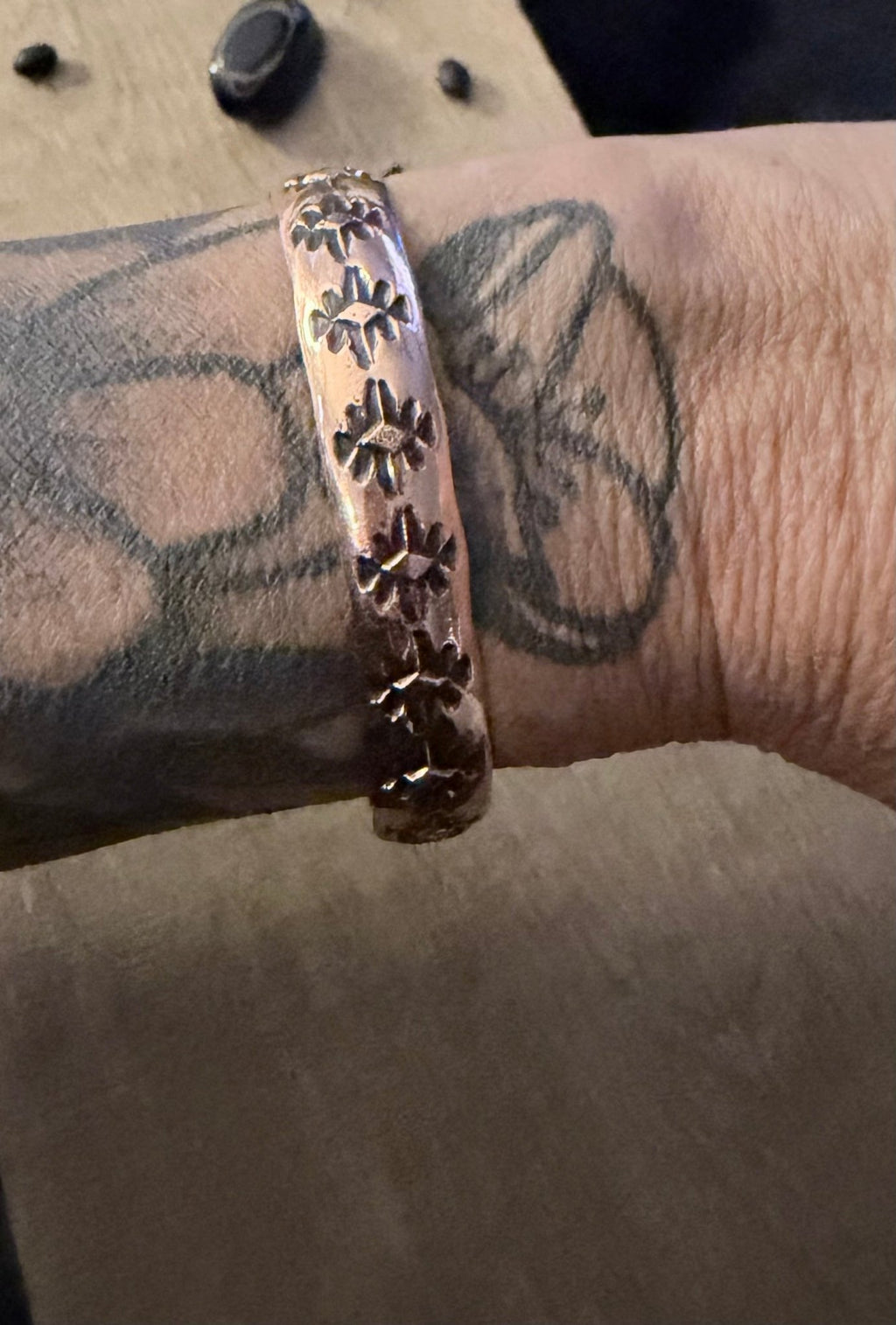 Native Made Copper Cuff Bracelet By Florence Tahe - Rooted & Reckless Co.