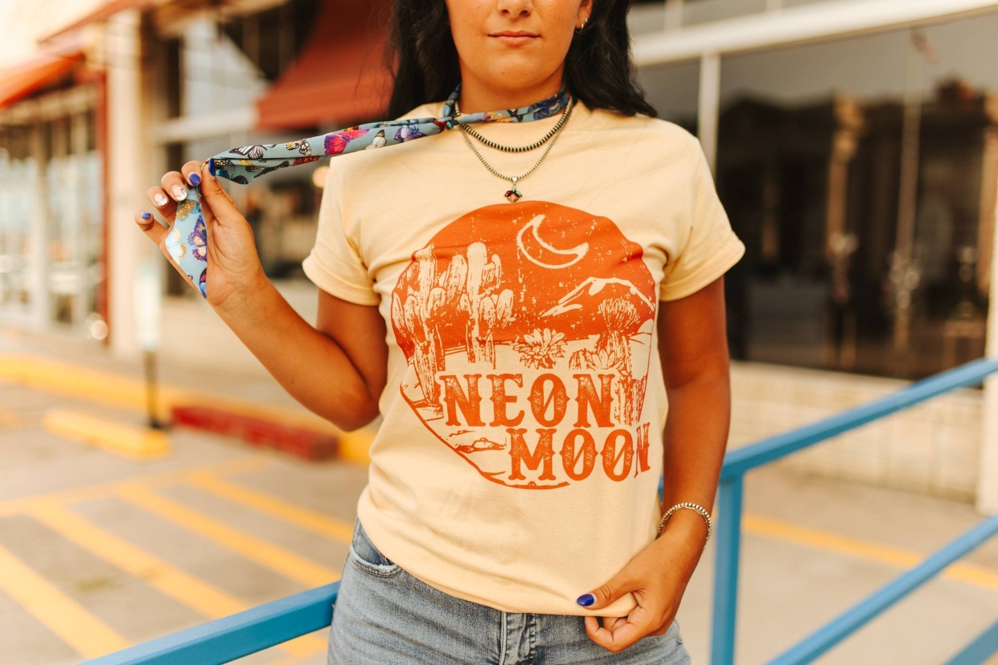 Neon Moon Western Graphic Tee - Rooted & Reckless Co.