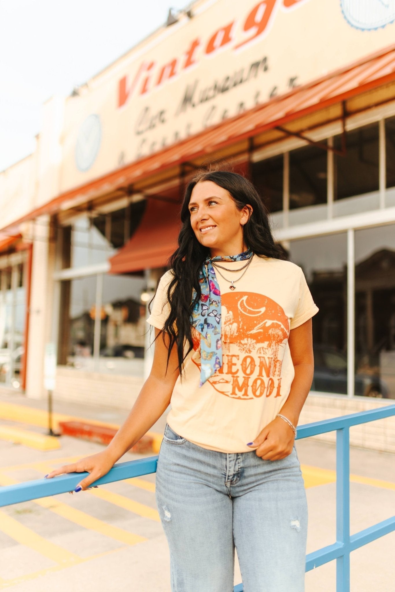 Neon Moon Western Graphic Tee - Rooted & Reckless Co.