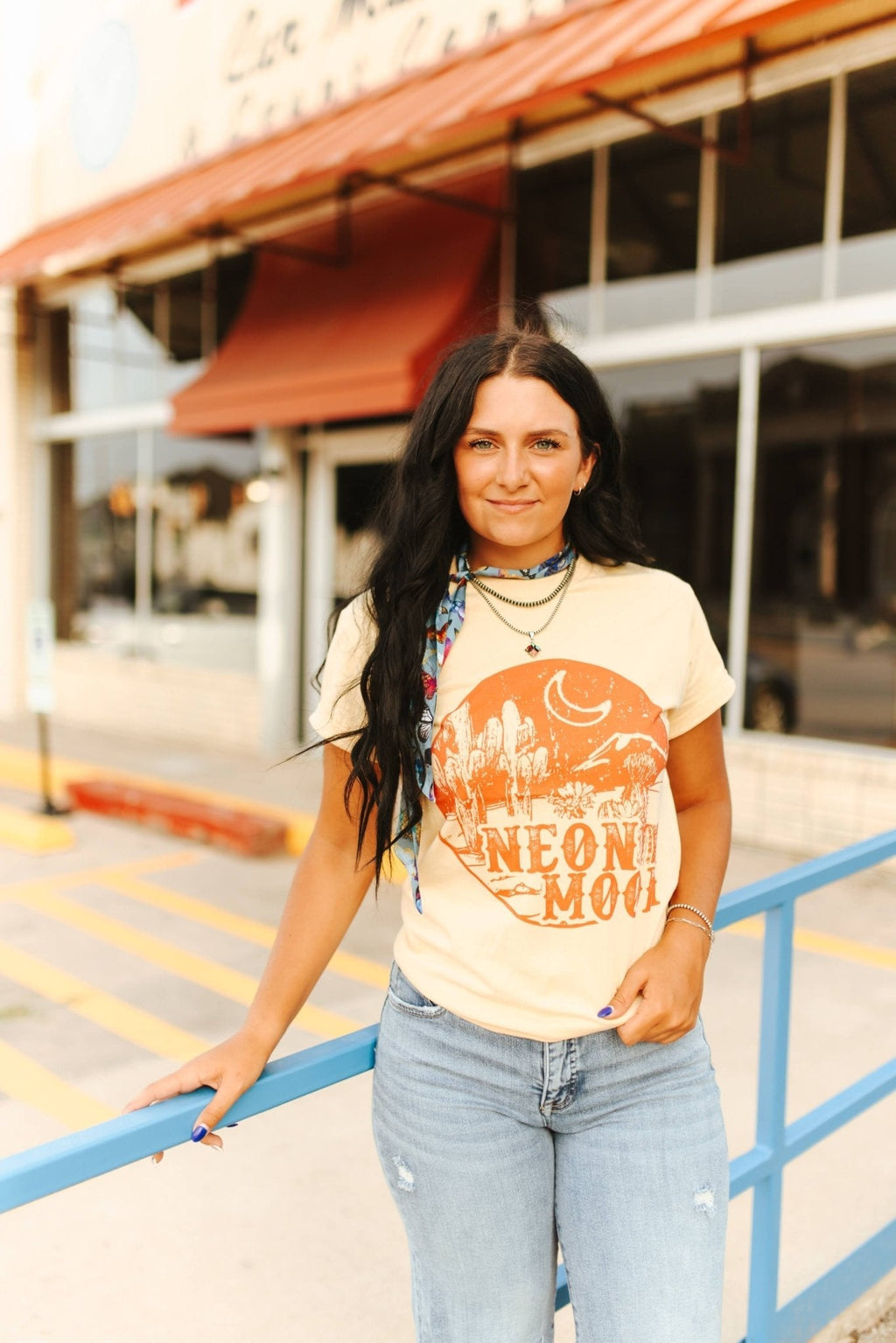 Neon Moon Western Graphic Tee - Rooted & Reckless Co.
