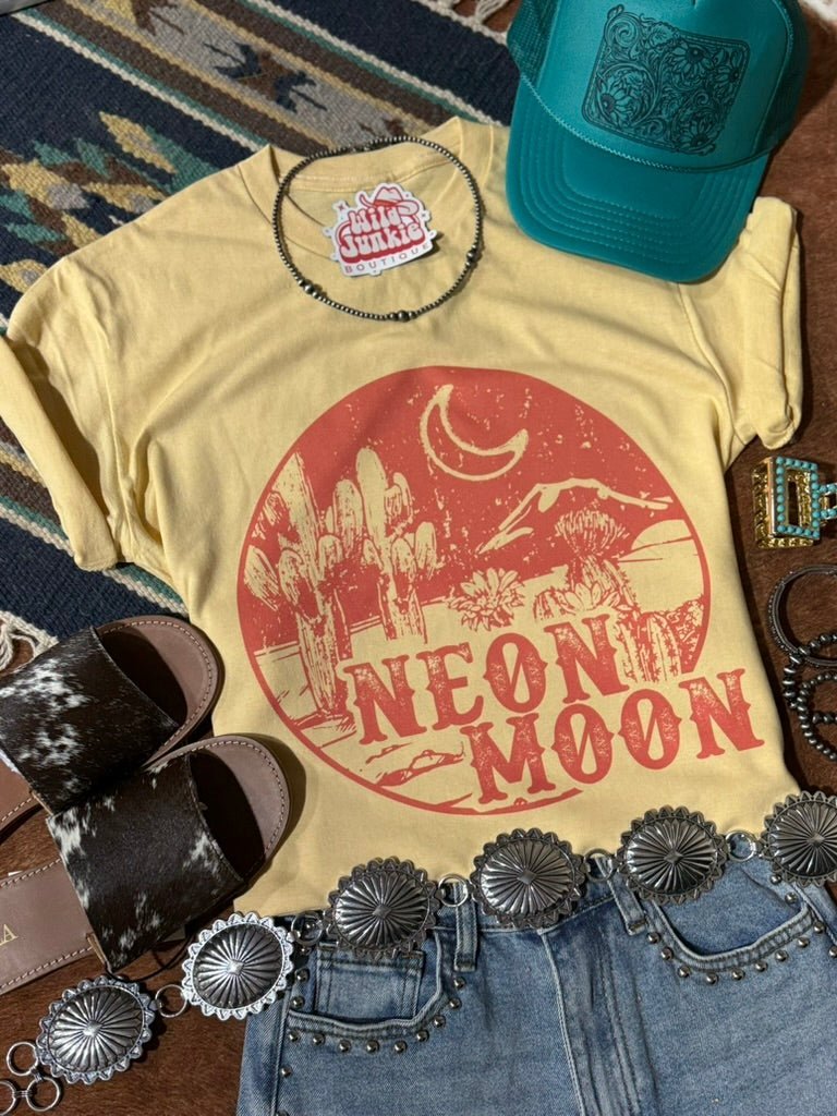 Neon Moon Western Graphic Tee - Rooted & Reckless Co.