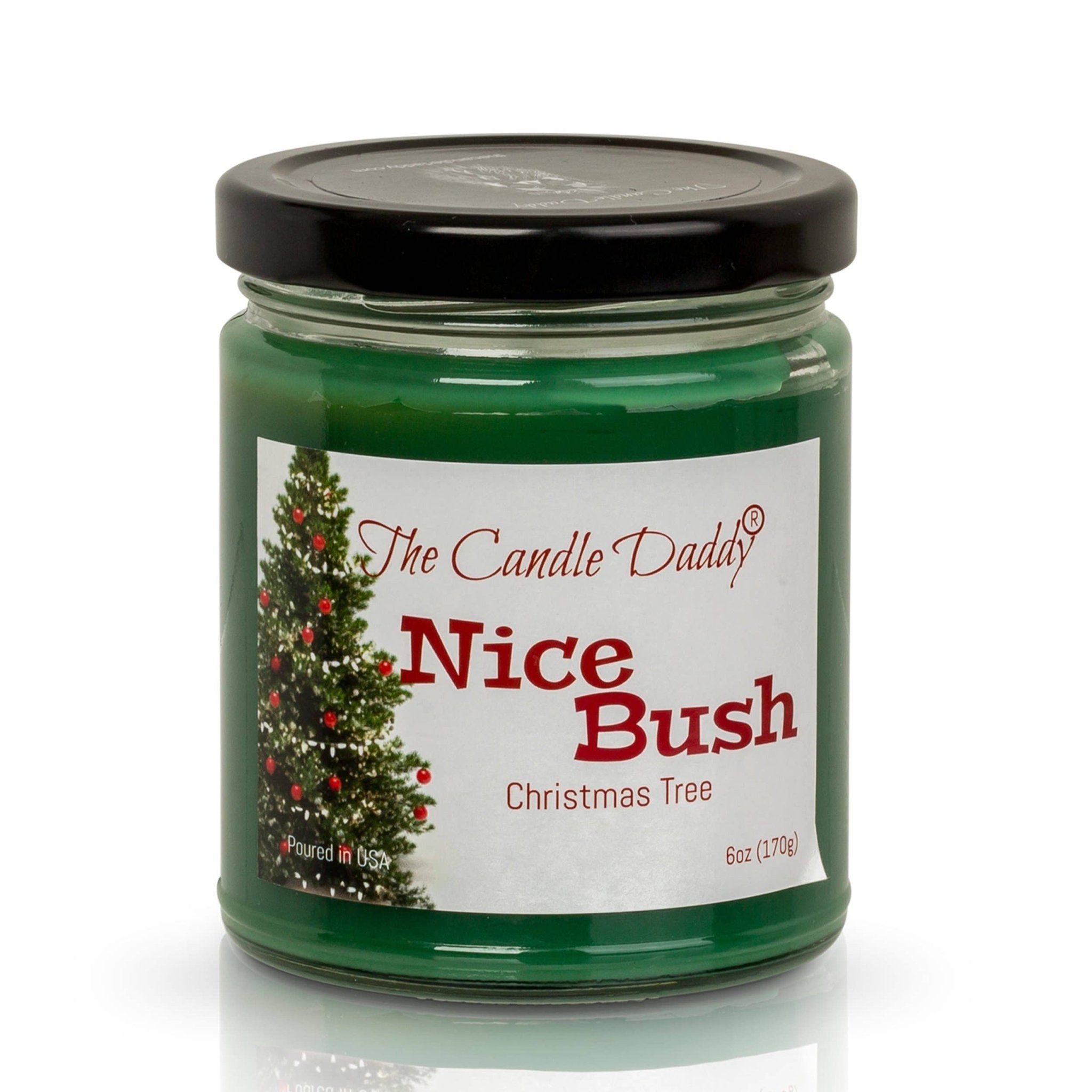 Nice Bush Holiday Candle - Funny Blue Spruce Scented Candle - Rooted & Reckless Co.