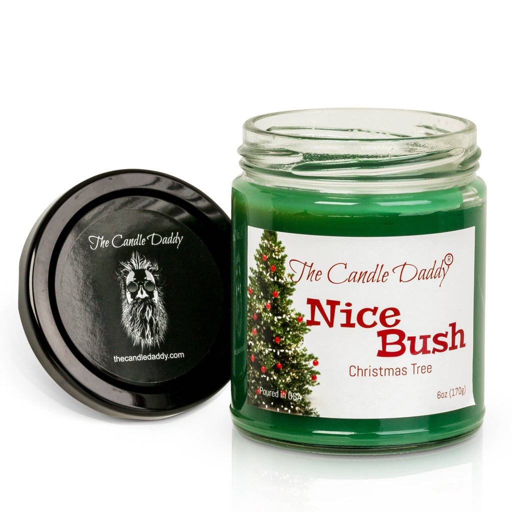 Nice Bush Holiday Candle - Funny Blue Spruce Scented Candle - Rooted & Reckless Co.
