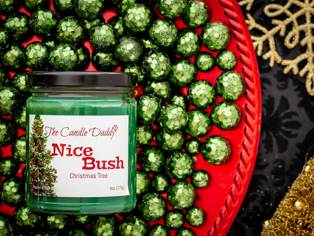 Nice Bush Holiday Candle - Funny Blue Spruce Scented Candle - Rooted & Reckless Co.