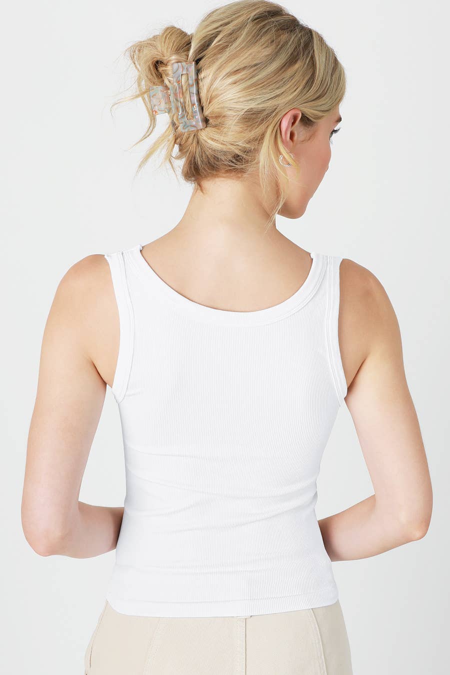 NikiBiki Reversible Ribbed Western Basics Tank Top — Scoop or Crew Neck (Made in USA Best-Seller) - Rooted & Reckless Co.