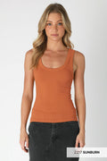 NikiBiki Reversible Ribbed Western Basics Tank Top — Scoop or Crew Neck (Made in USA Best-Seller) - Rooted & Reckless Co.