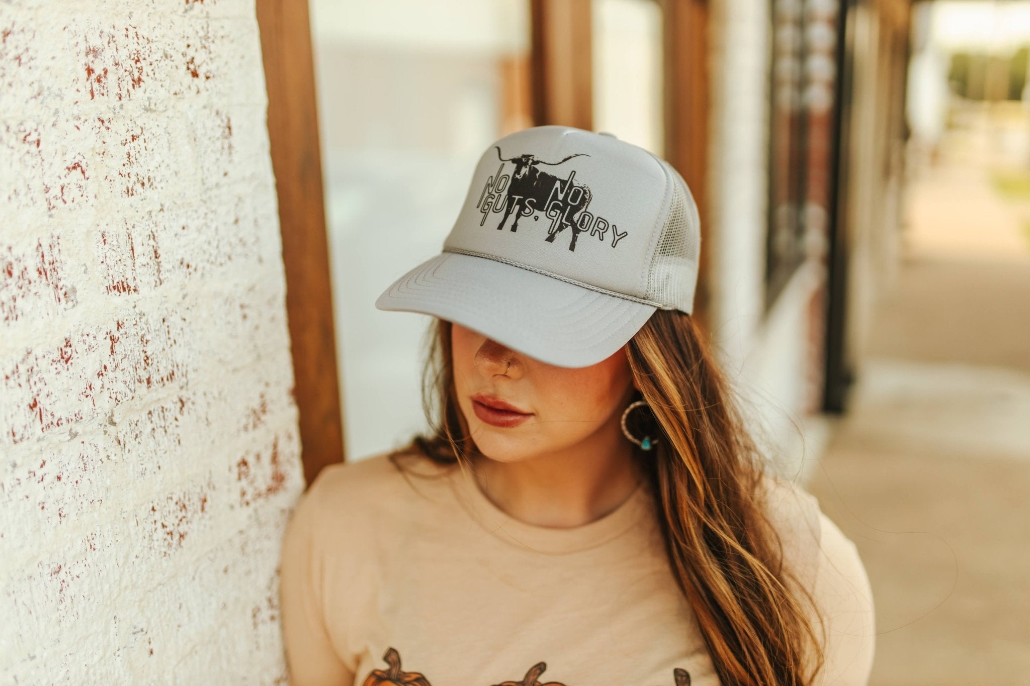 No Guts No Glory Trucker Hat - Rooted & Reckless Co.