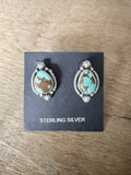 Number 8 and Sterling Silver Stud Earrings-2 - Rooted & Reckless Co.