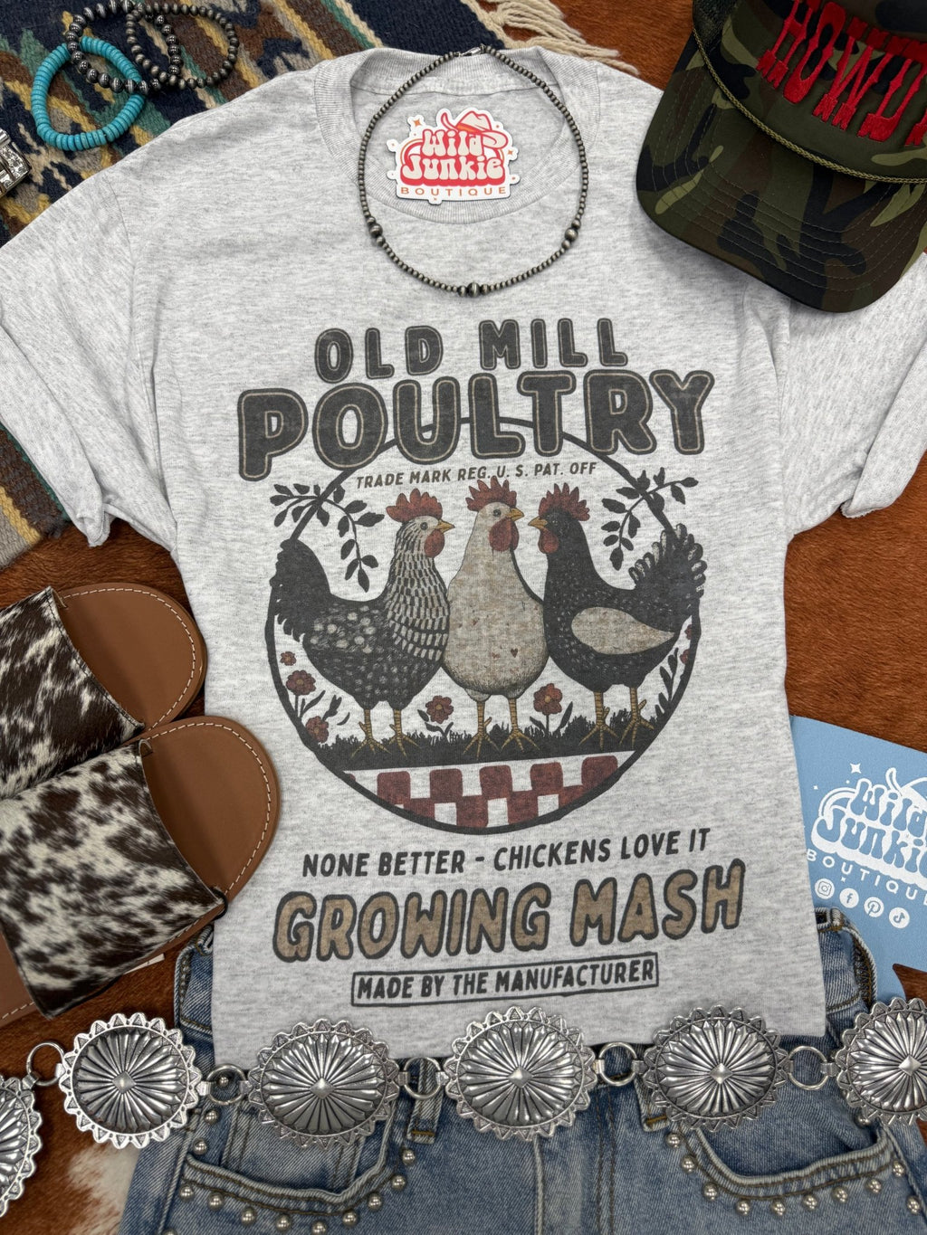 Old Mill Poultry Graphic Tee - Rooted & Reckless Co.