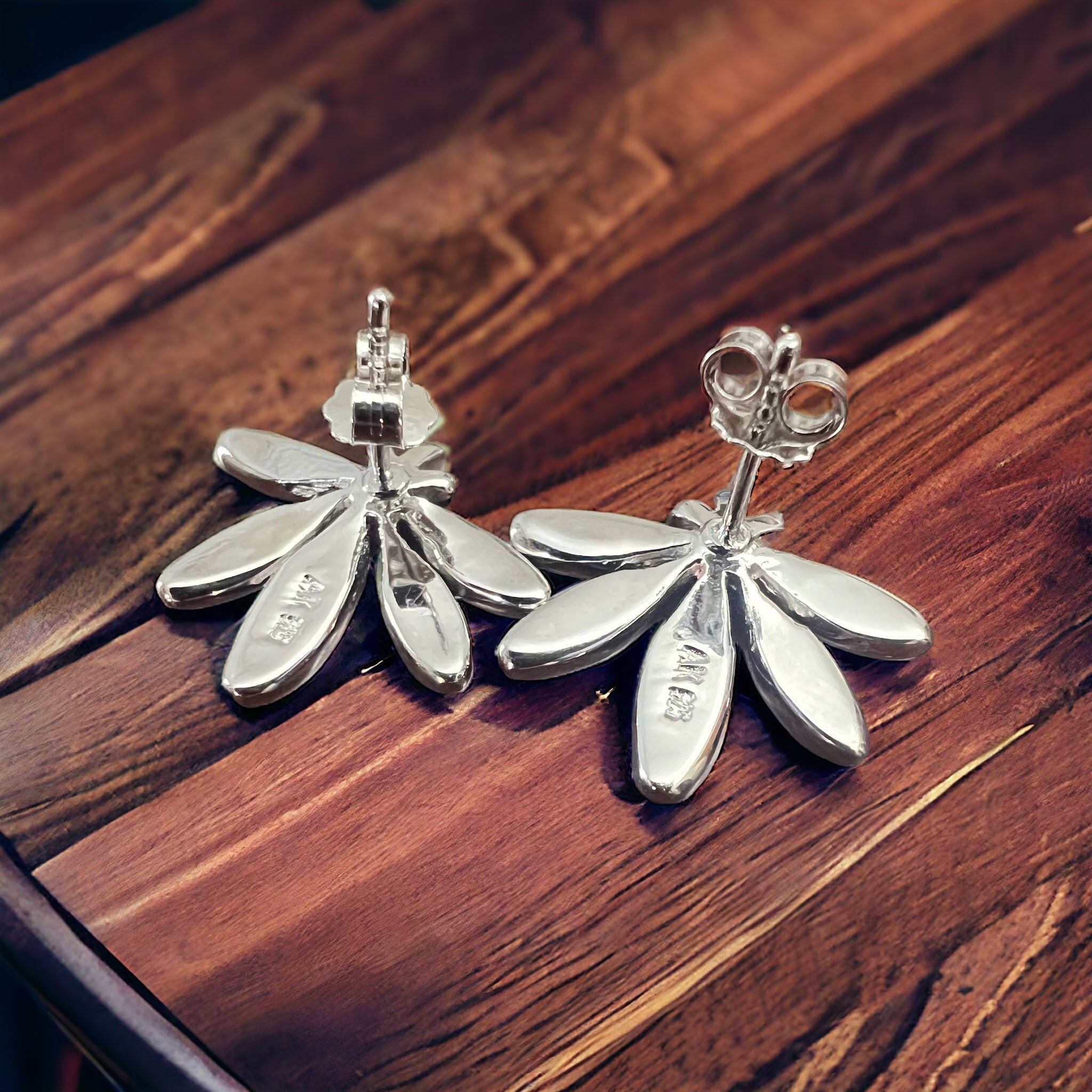 Opalite & Sterling Silver Post Earrings — Refined Western Daily Statement - Rooted & Reckless Co.