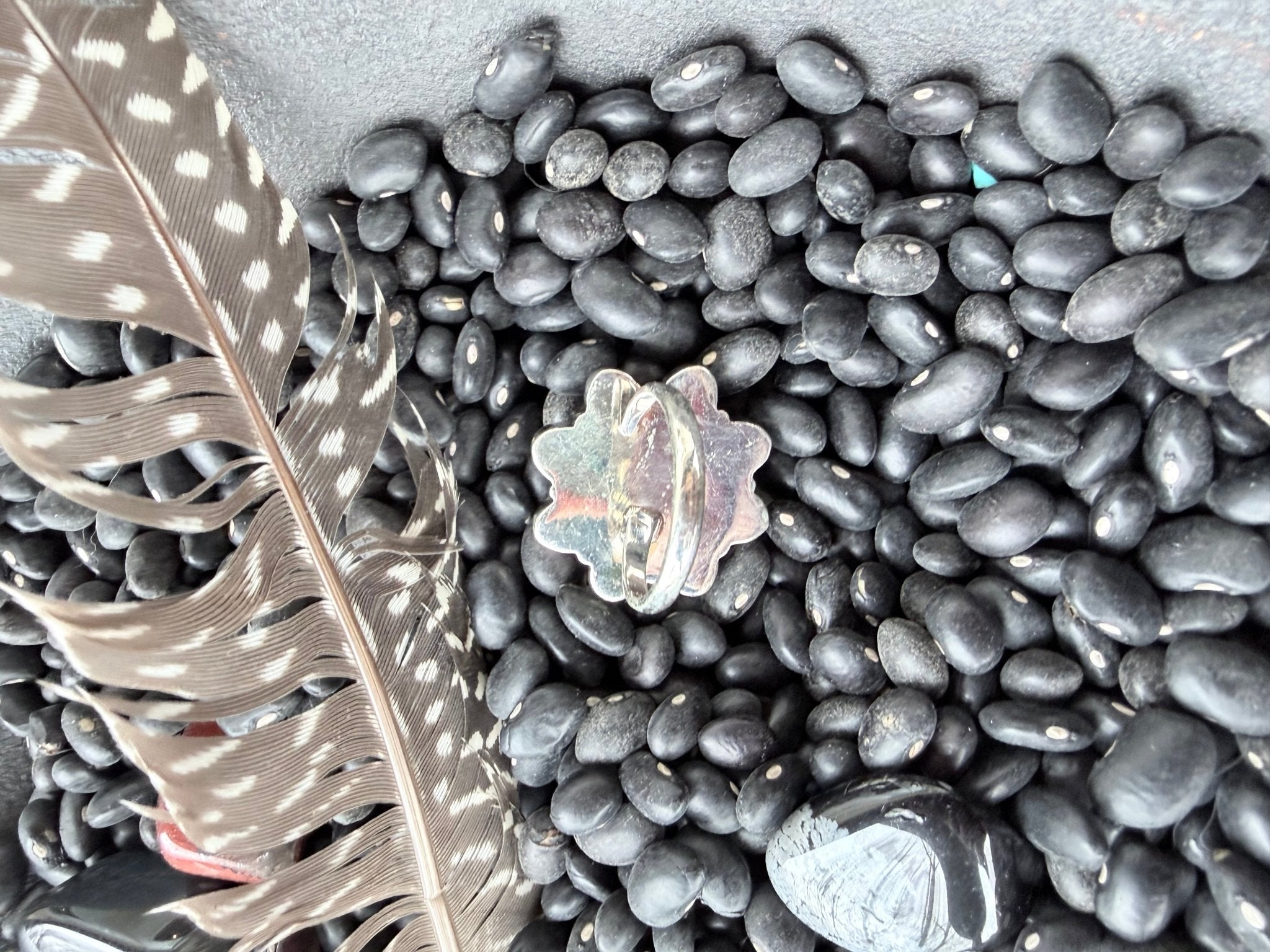 Orange Spiny Oyster Cluster Ring - Rooted & Reckless Co.