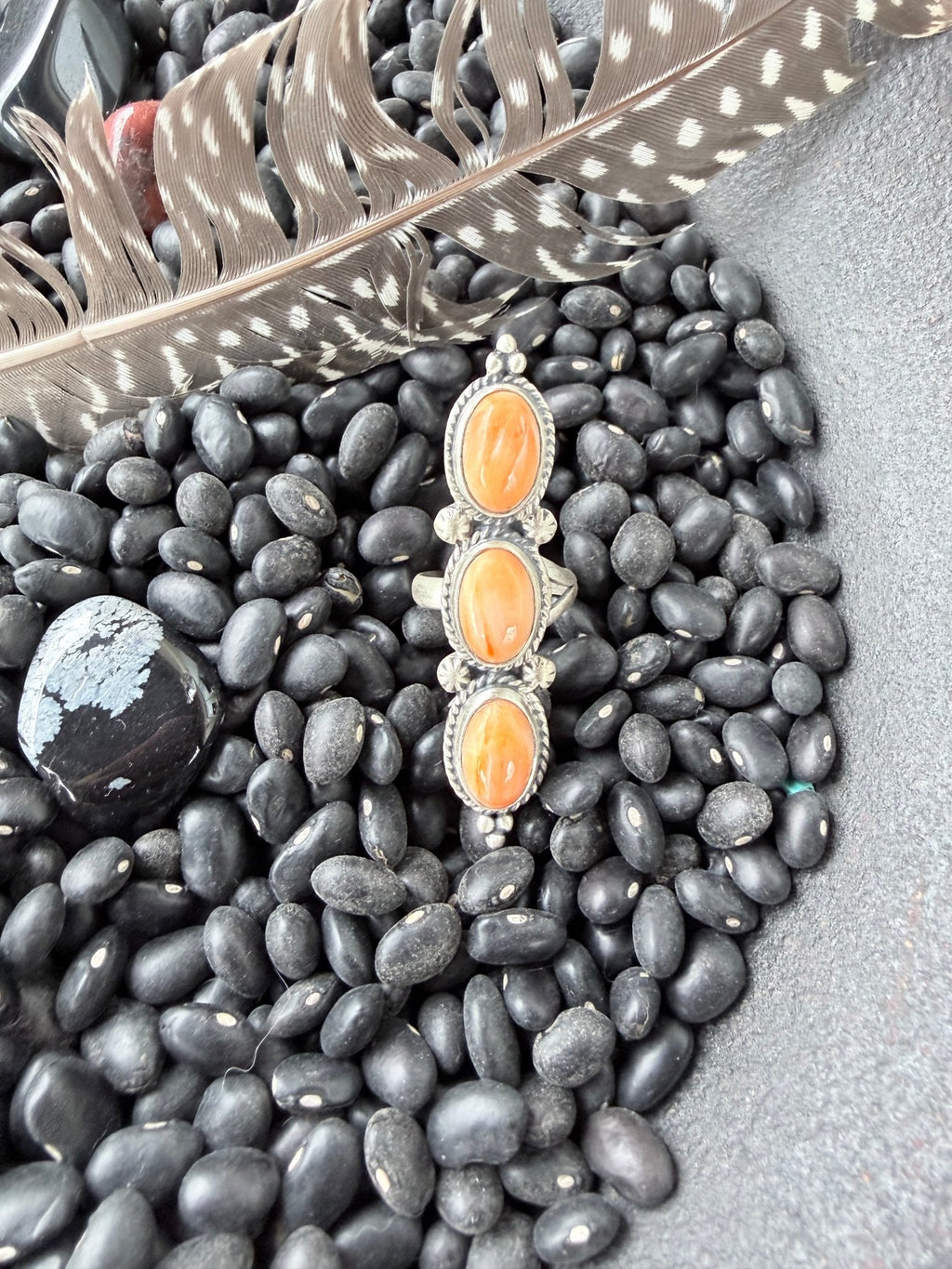 Orange Spiny Oyster Ring - Rooted & Reckless Co.