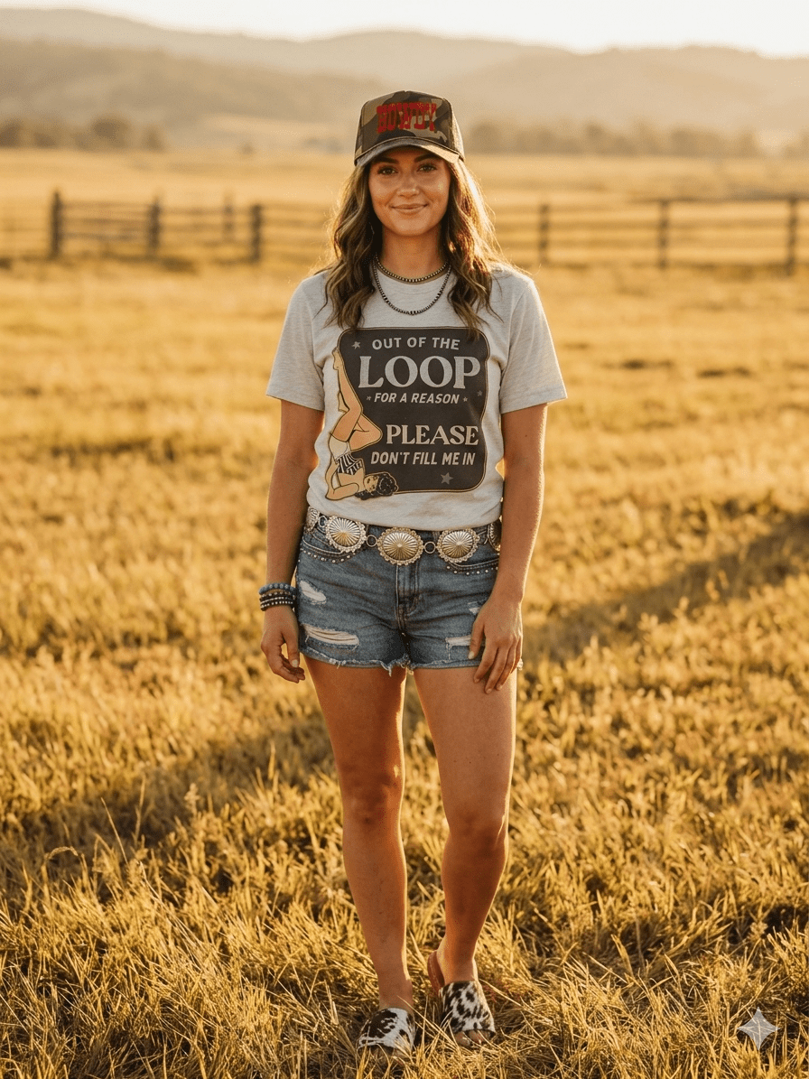 Out Of The Loop For A Reason Graphic Tee - Rooted & Reckless Co.