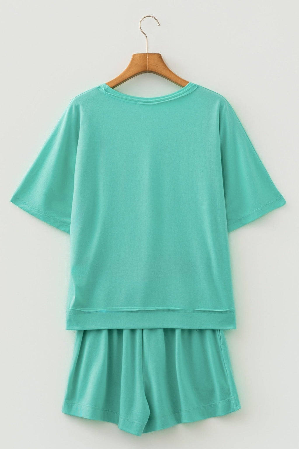 Oversized Raw Edge Patch Pocket Top & Shorts Set - Rooted & Reckless Co.