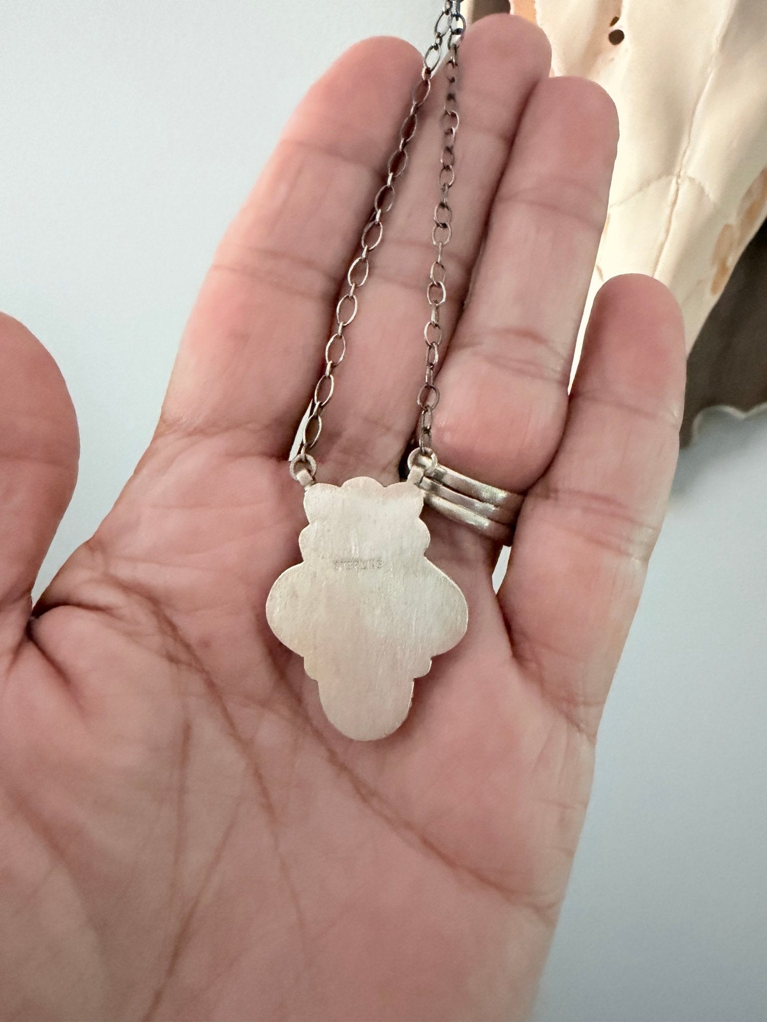 Palomino and Sterling Silver Necklace - Rooted & Reckless Co.