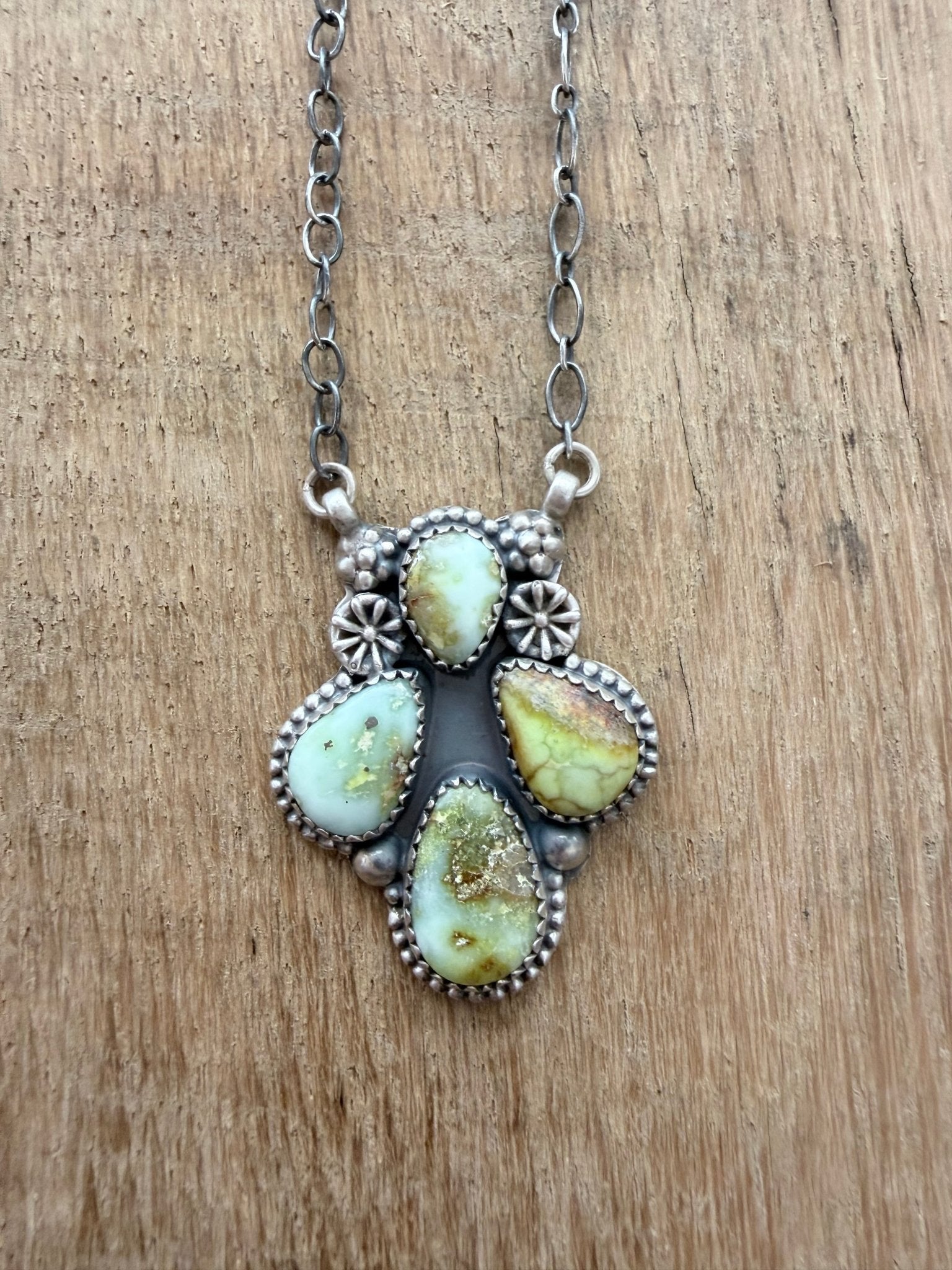 Palomino and Sterling Silver Necklace - Rooted & Reckless Co.