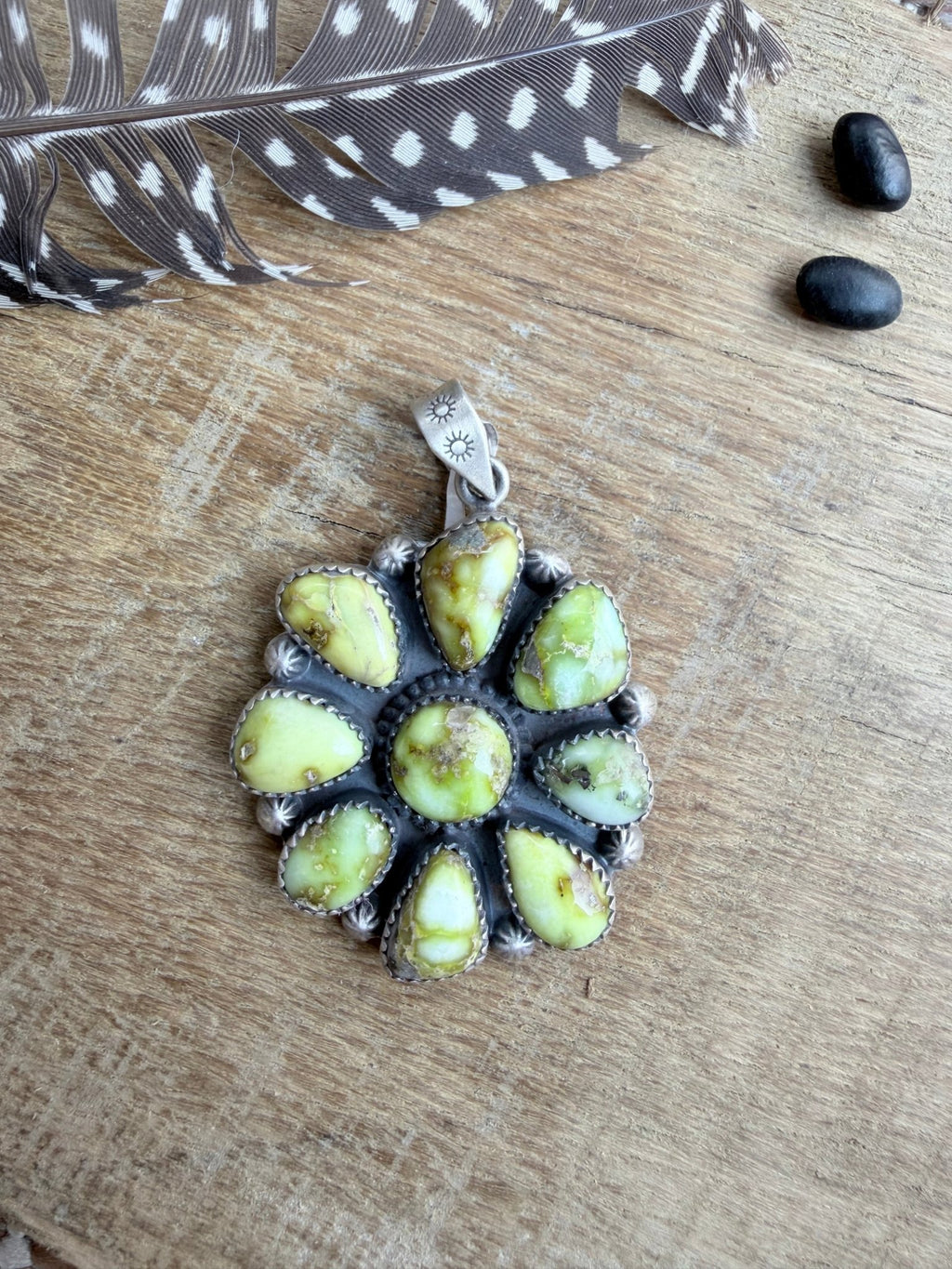 Palomino Cluster Pendant - Rooted & Reckless Co.