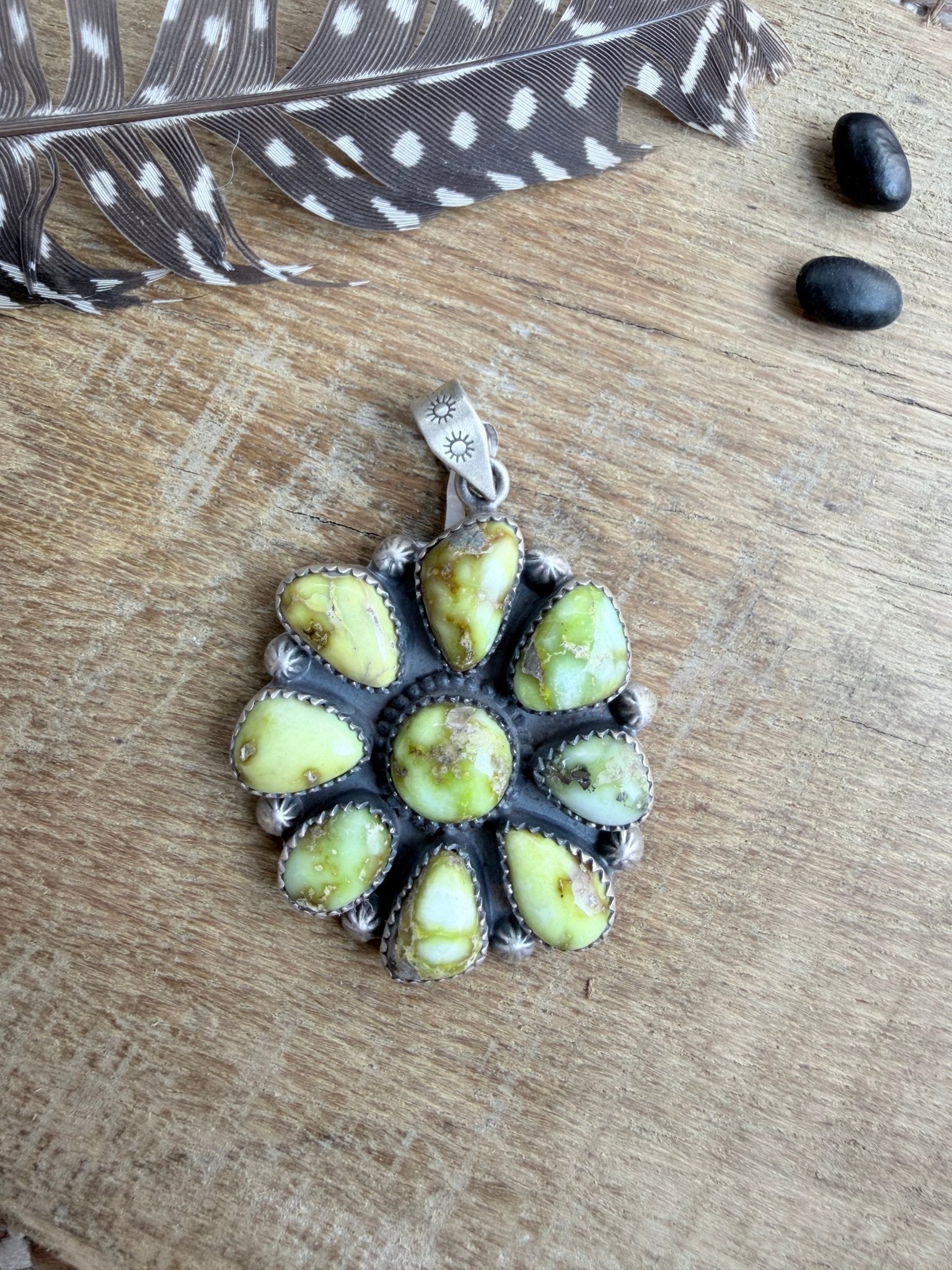 Palomino Cluster Pendant - Rooted & Reckless Co.