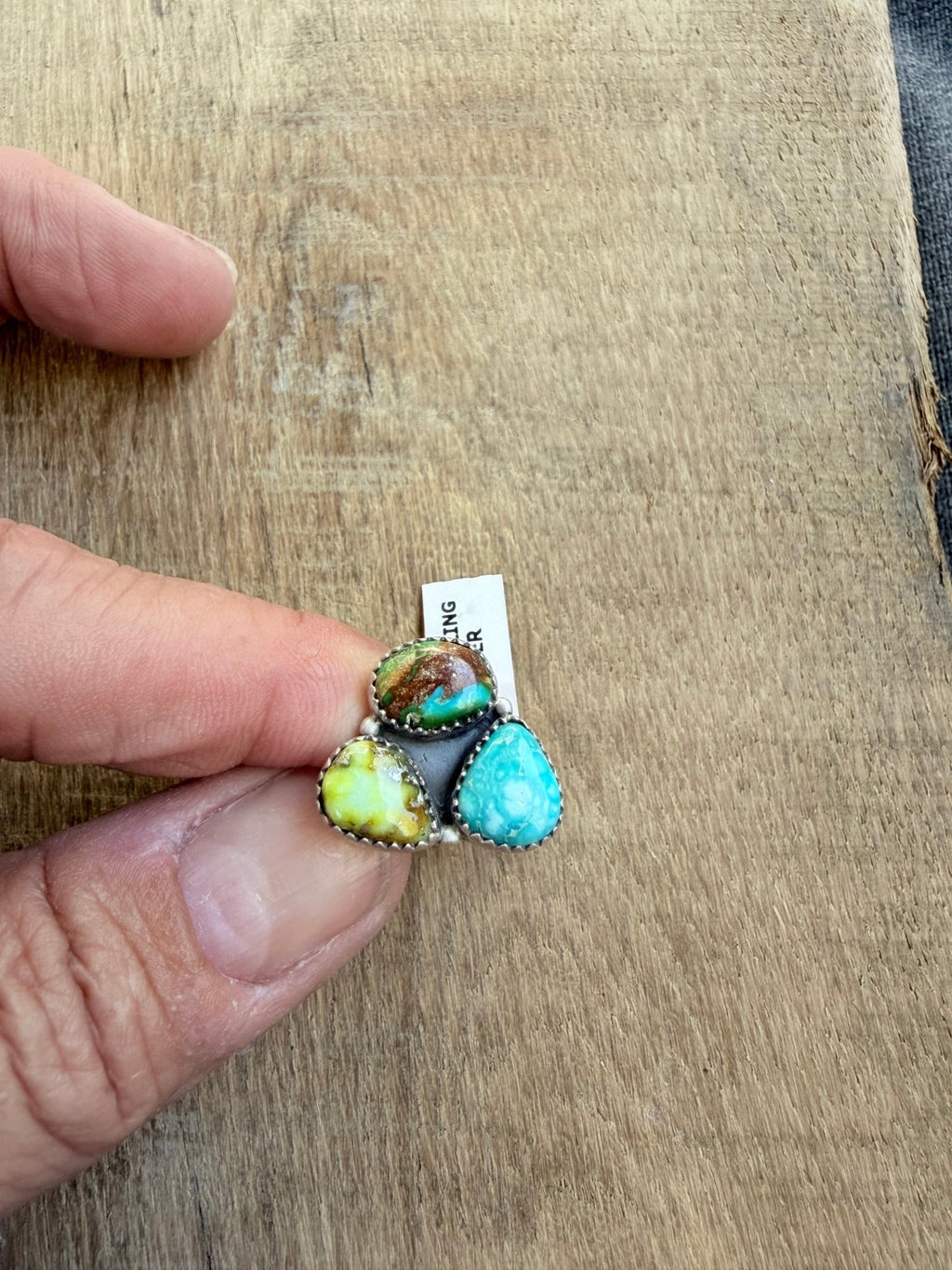 Palomino, Number 8, Bluebird Sterling Silver Ring - Rooted & Reckless Co.