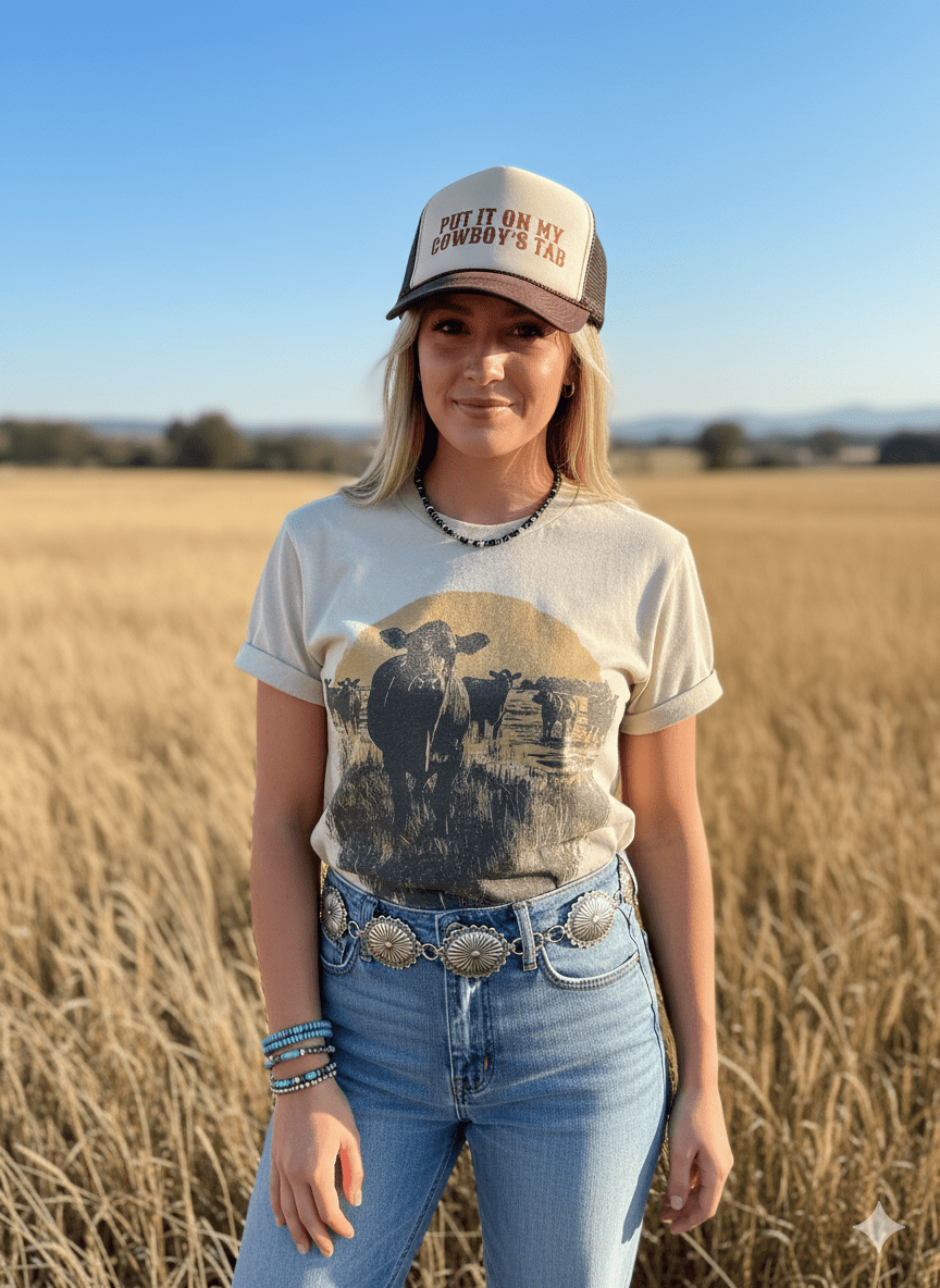 Pasture Sunset Graphic Tee - Rooted & Reckless Co.