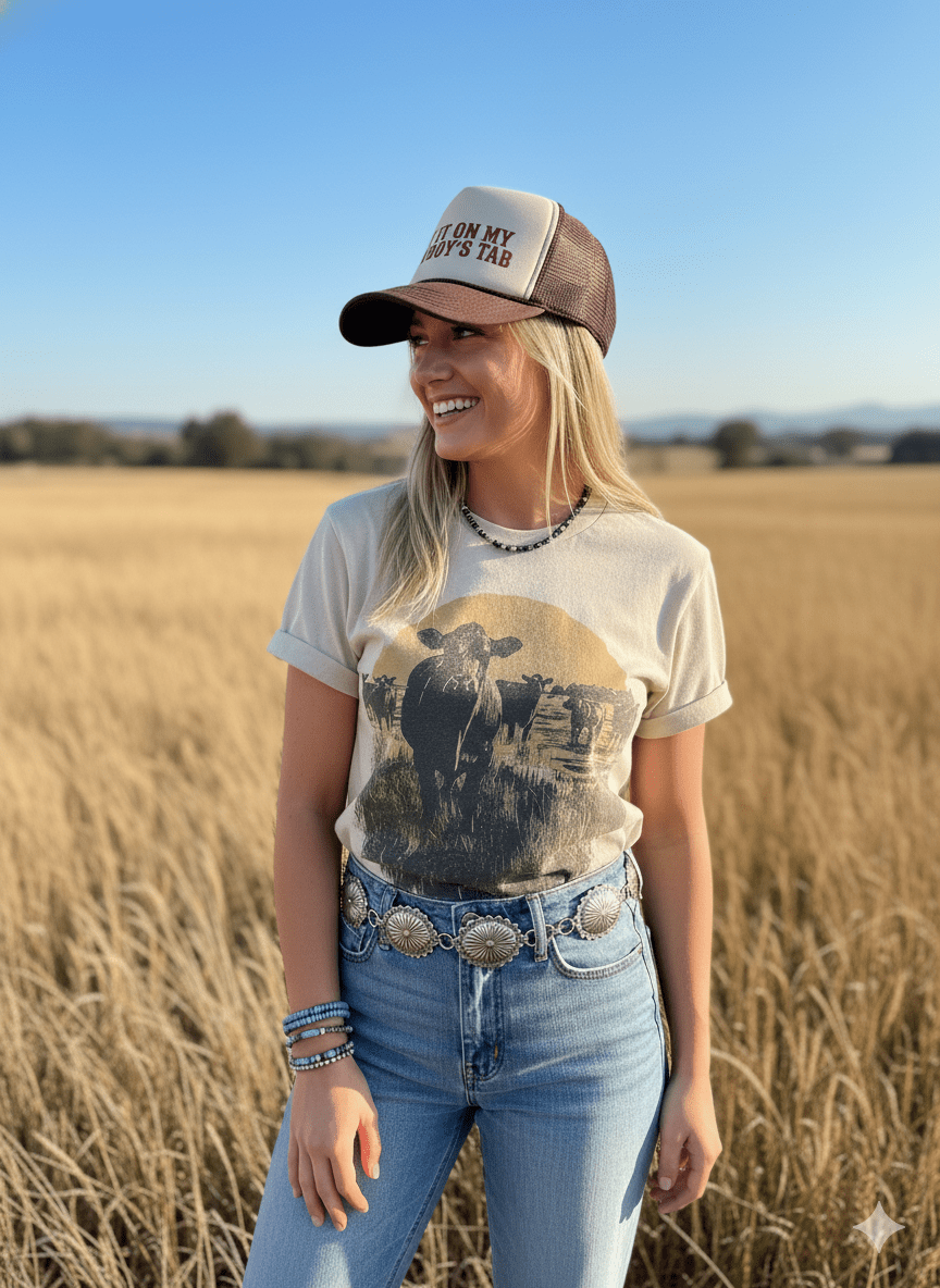 Pasture Sunset Graphic Tee - Rooted & Reckless Co.
