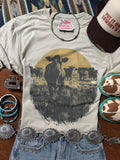 Pasture Sunset Graphic Tee - Rooted & Reckless Co.