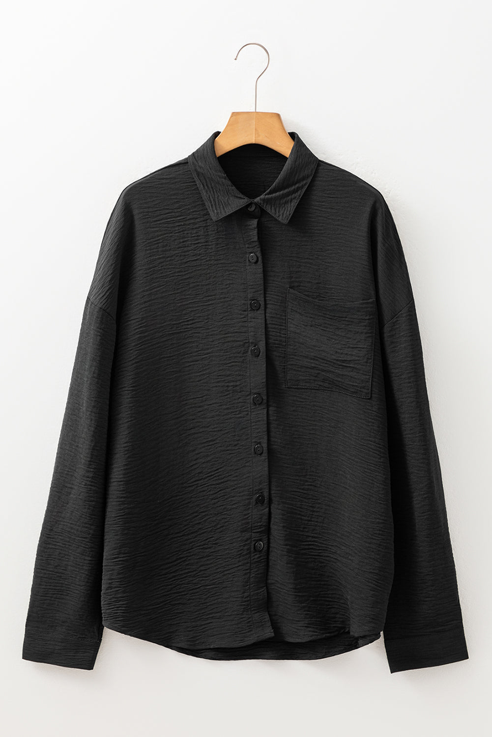 Patch Pocket Button Front Collared Shirt - Rooted & Reckless Co.