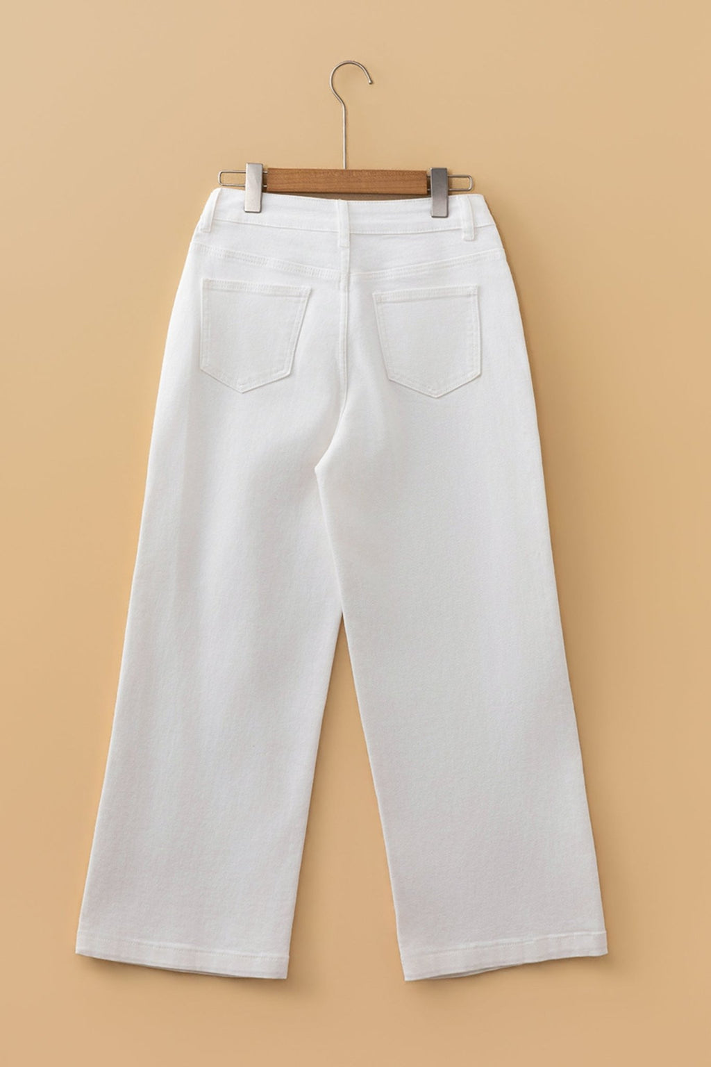 Pearl Embellished Side Seam Ankle Length Shift Jeans - Rooted & Reckless Co.
