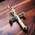 Petite Sterling Silver Cross Pendant/Charm — Timeless Faith Western Statement - Rooted & Reckless Co.