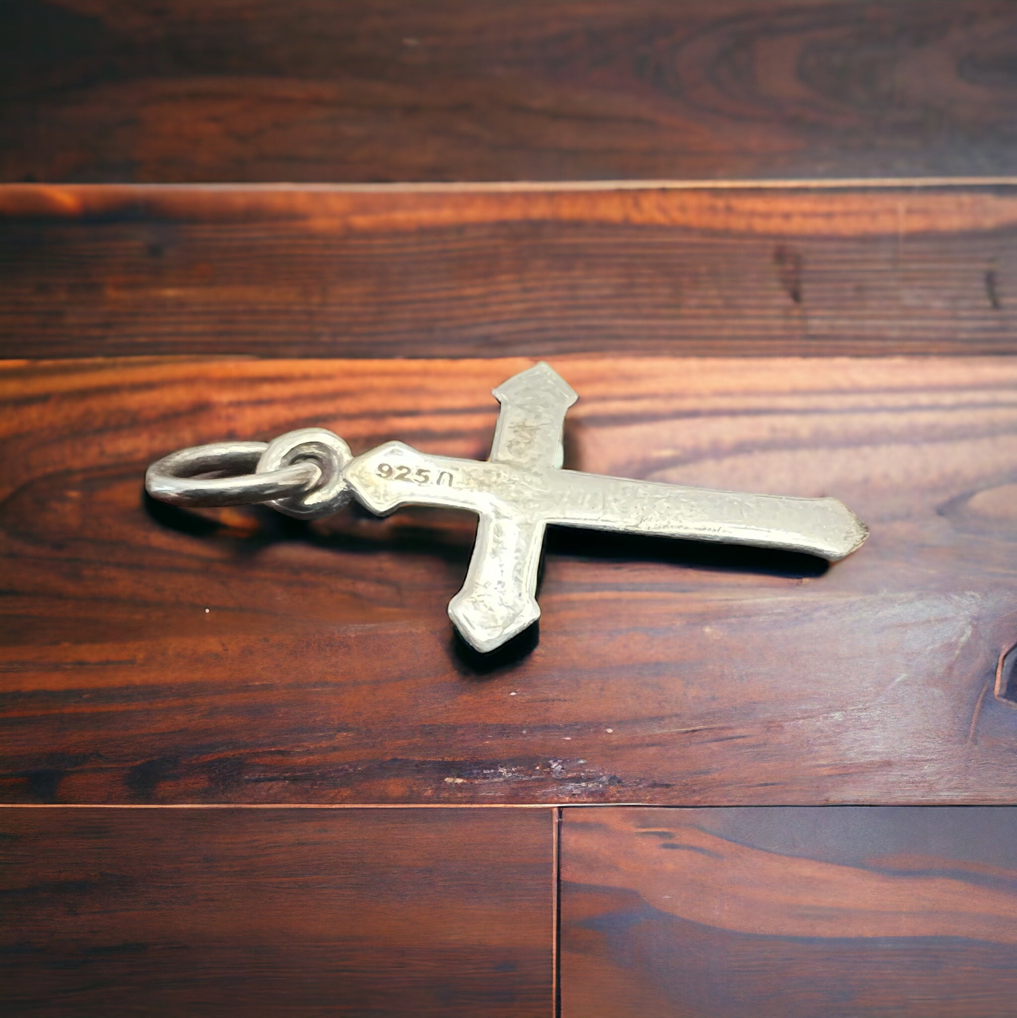 Petite Sterling Silver Cross Pendant/Charm — Timeless Faith Western Statement - Rooted & Reckless Co.