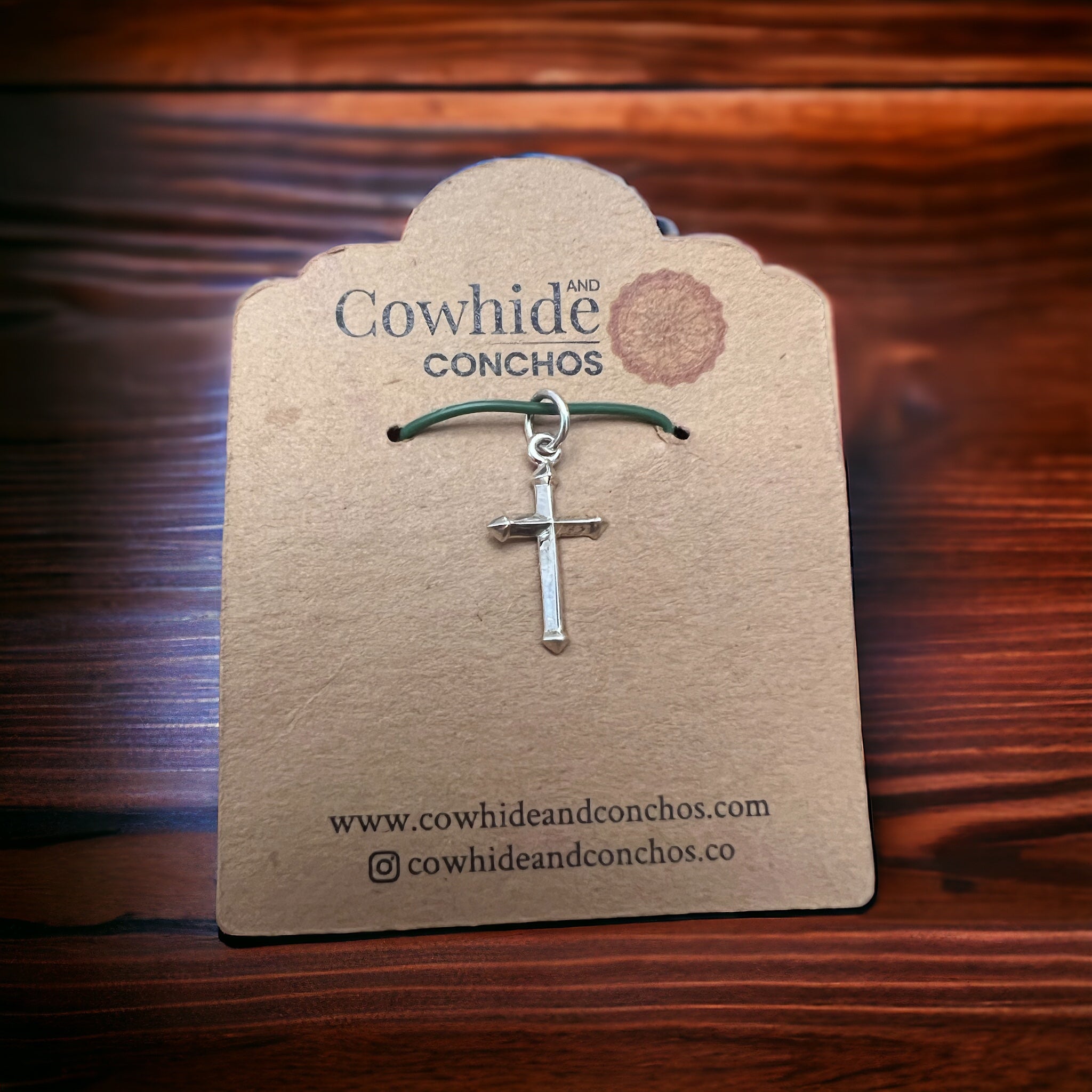 Petite Sterling Silver Cross Pendant/Charm — Timeless Faith Western Statement - Rooted & Reckless Co.