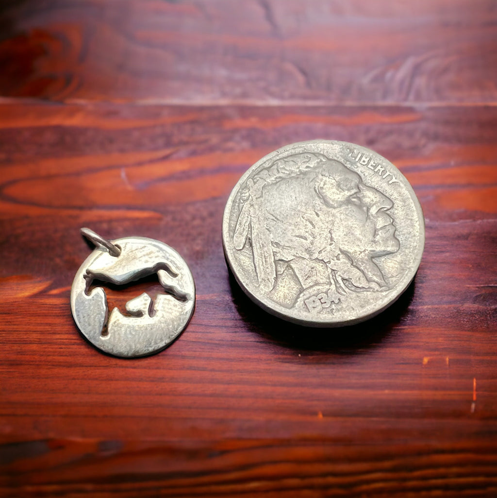 Petite Sterling Silver Horse Charm/Pendant — Minimalist Western Equestrian Statement - Rooted & Reckless Co.