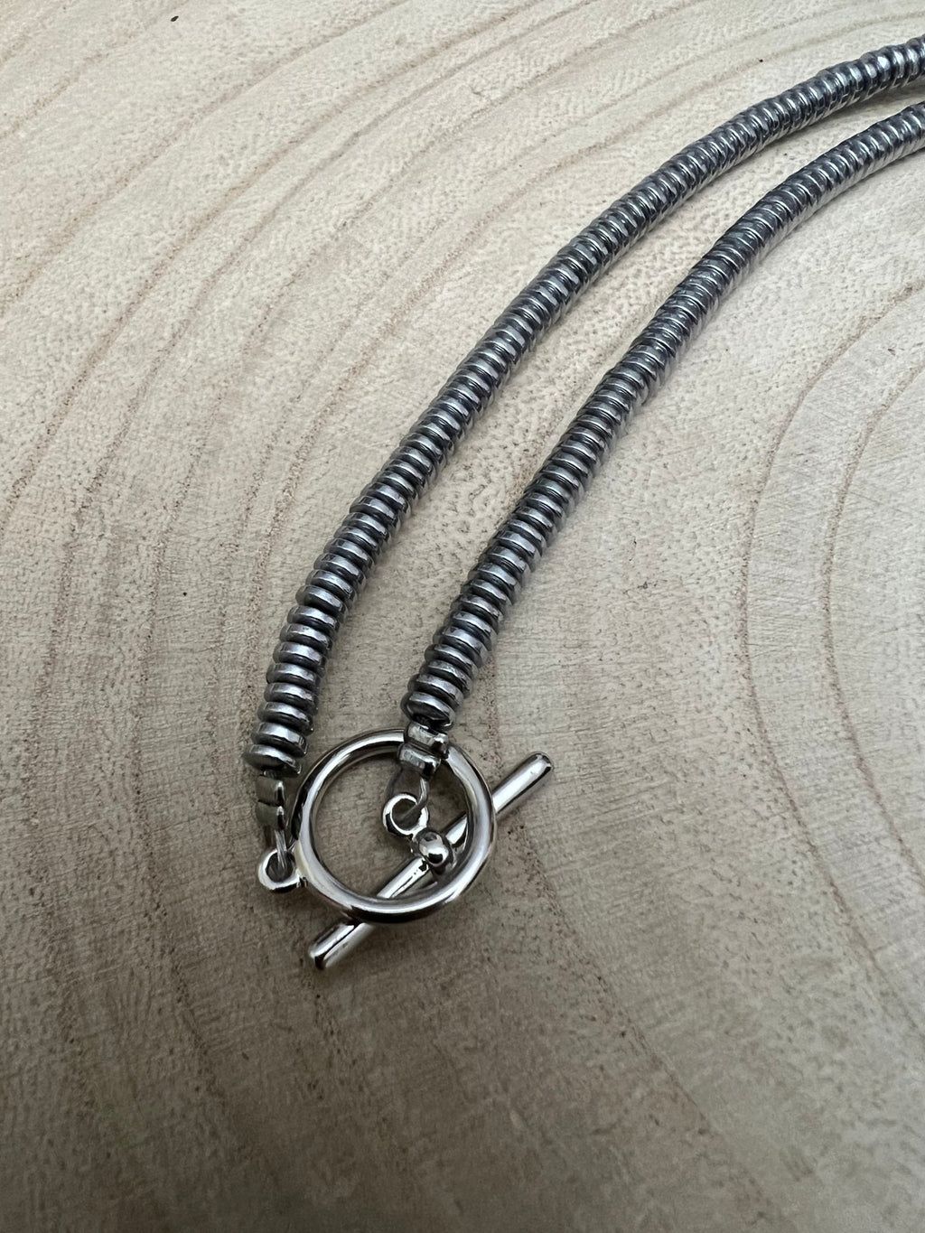 Pink Conch Graduated Necklace with 10mm Sterling Pearl — 22 inch (Handmade in North Texas) - Rooted & Reckless Co.